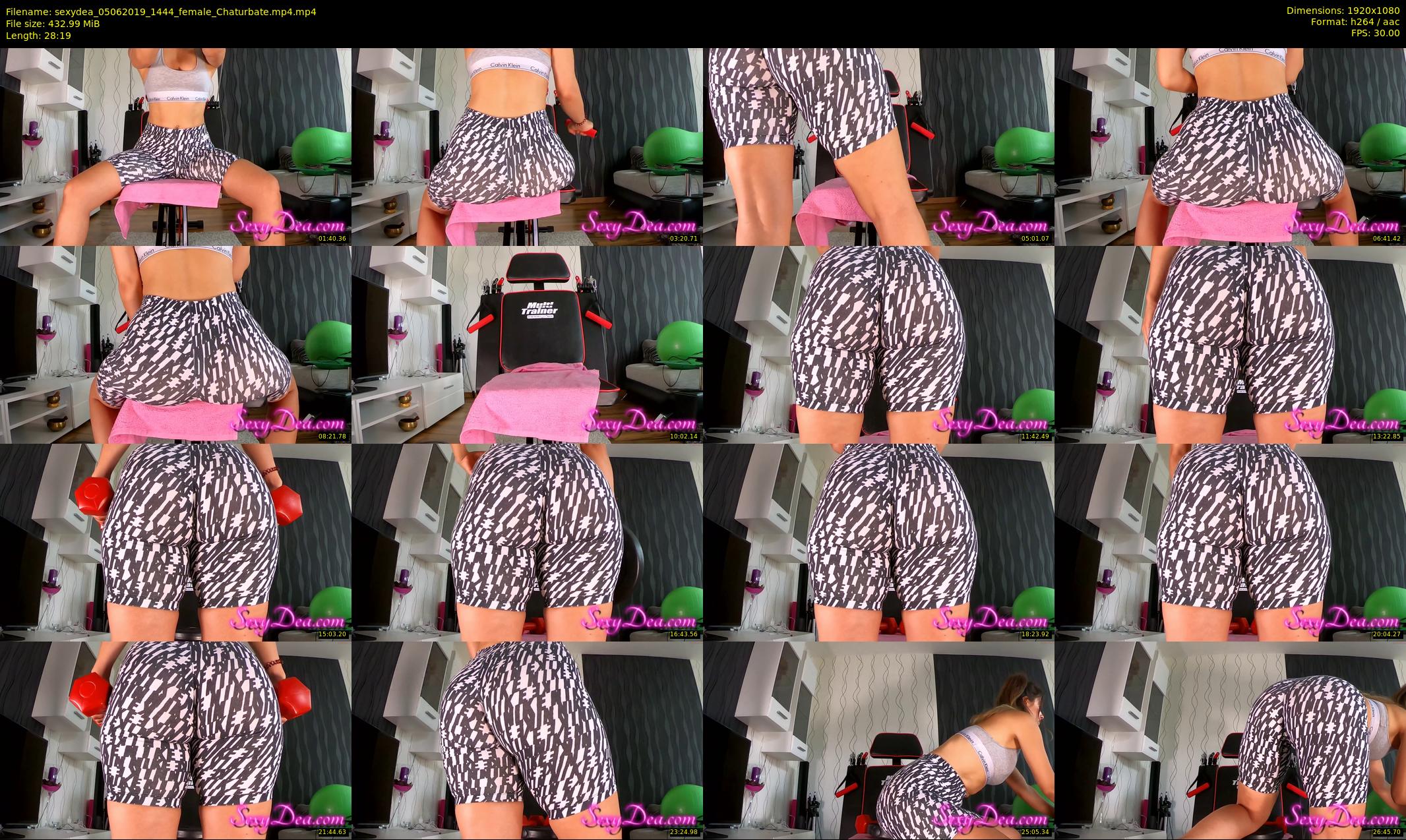 sexydea — 29 minute Chaturbate female cam show recording, 1080p, Jun 5, 2019