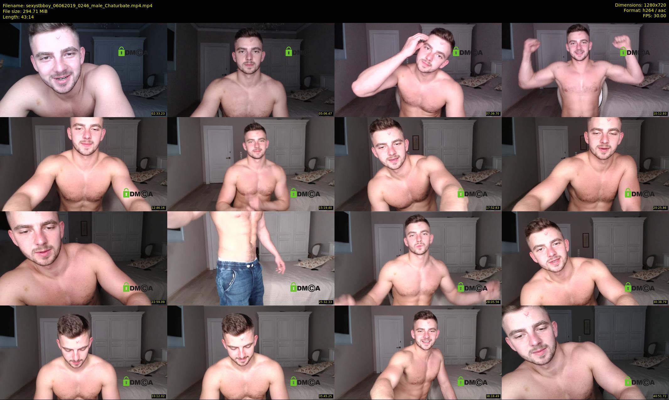 sexystbboy — 44 minute Chaturbate male cam show recording, 720p, Jun 6, 2019