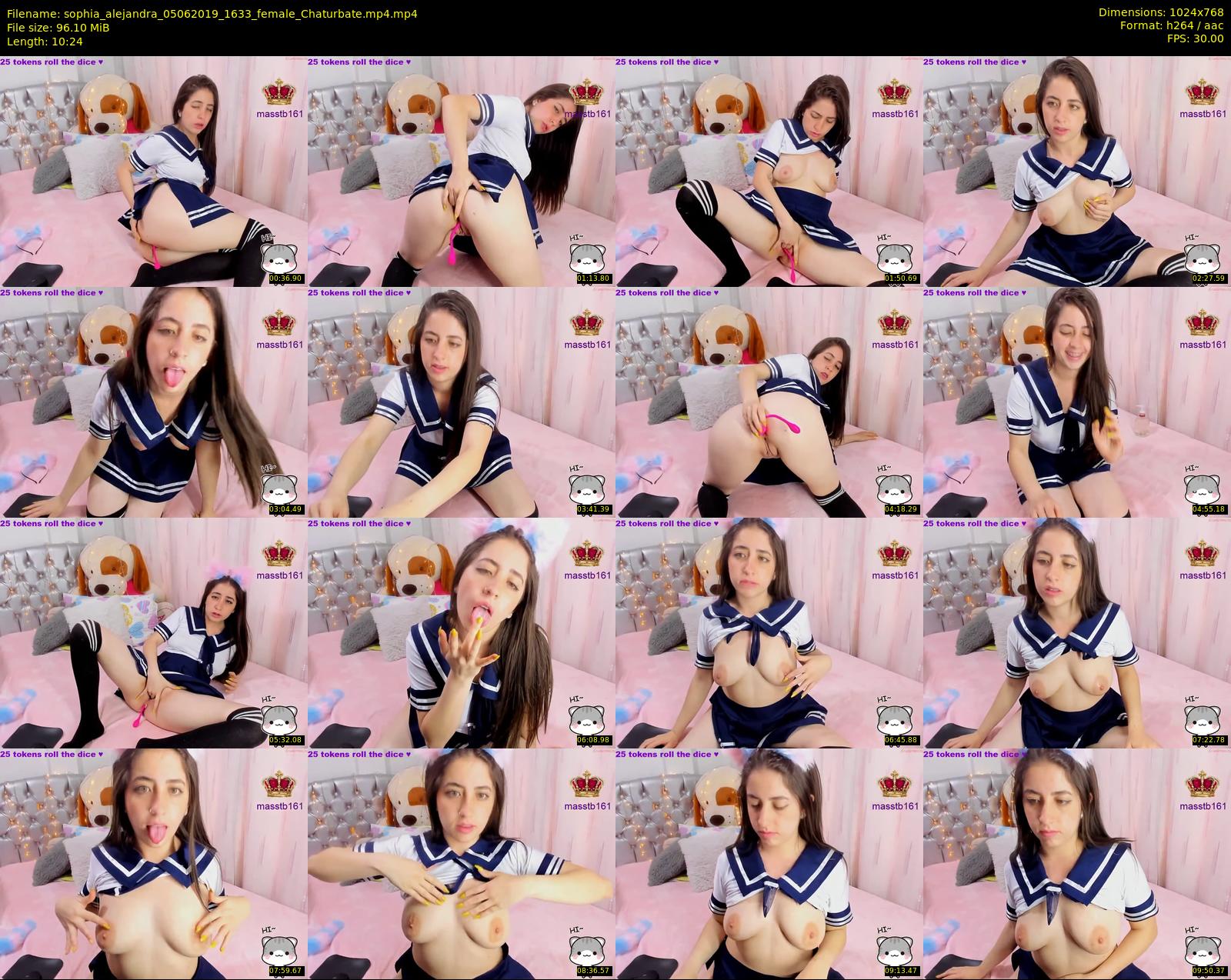 sophia_alejandra — 11 minute Chaturbate female cam show recording, 720p, Jun 5, 2019
