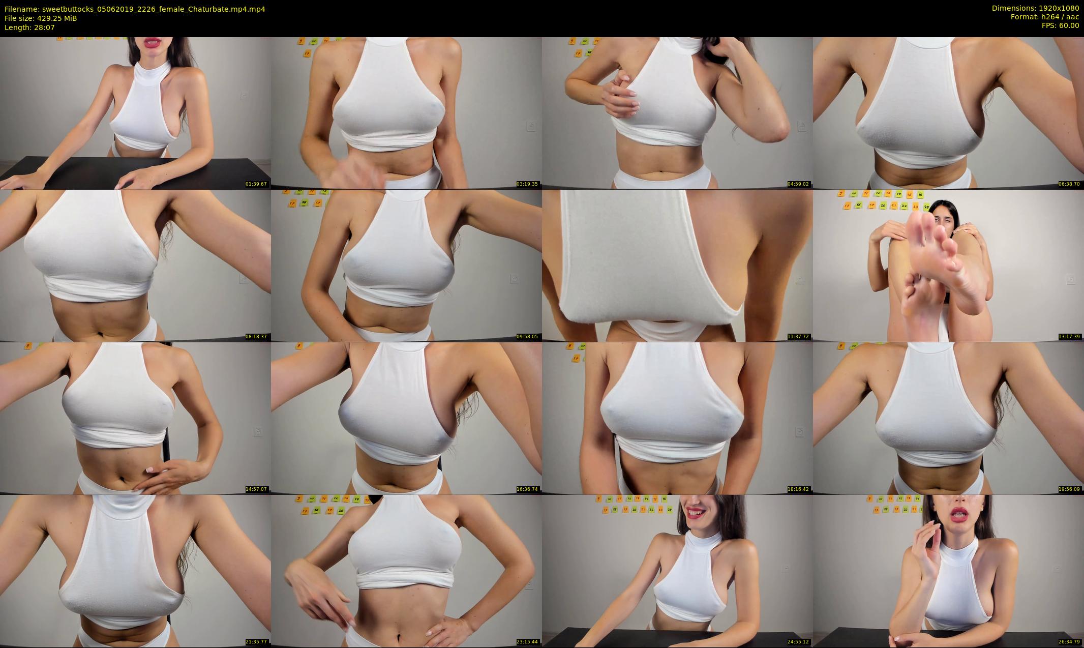 sweetbuttocks — 29 minute Chaturbate female cam show recording, 1080p, Jun 5, 2019