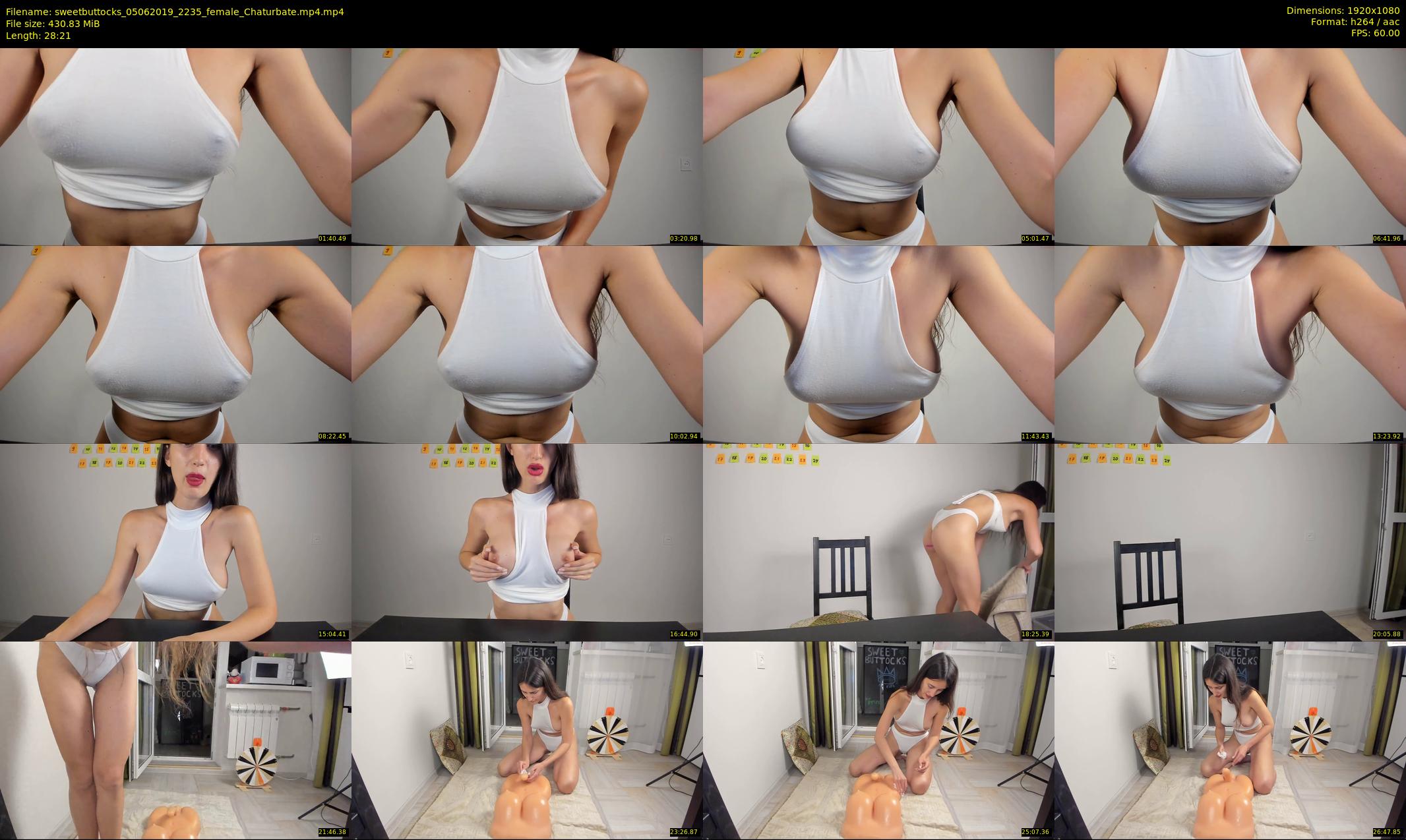 sweetbuttocks — 29 minute Chaturbate female cam show recording, 1080p, Jun 5, 2019