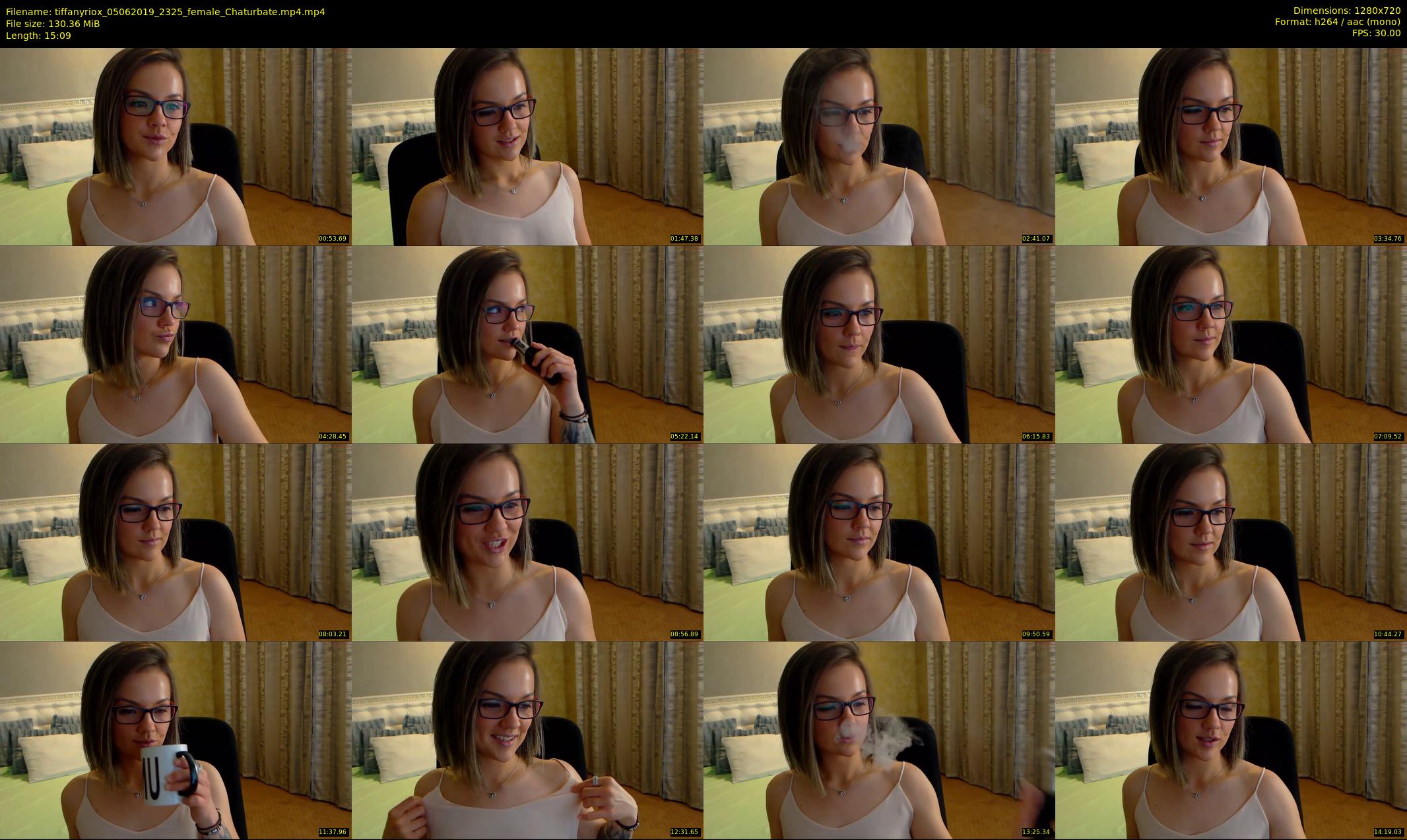 tiffanyriox — 16 minute Chaturbate female cam show recording, 720p, Jun 5, 2019