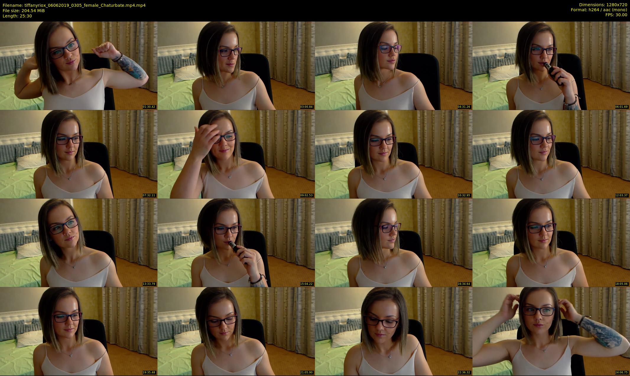 tiffanyriox — 26 minute Chaturbate female cam show recording, 720p, Jun 6, 2019