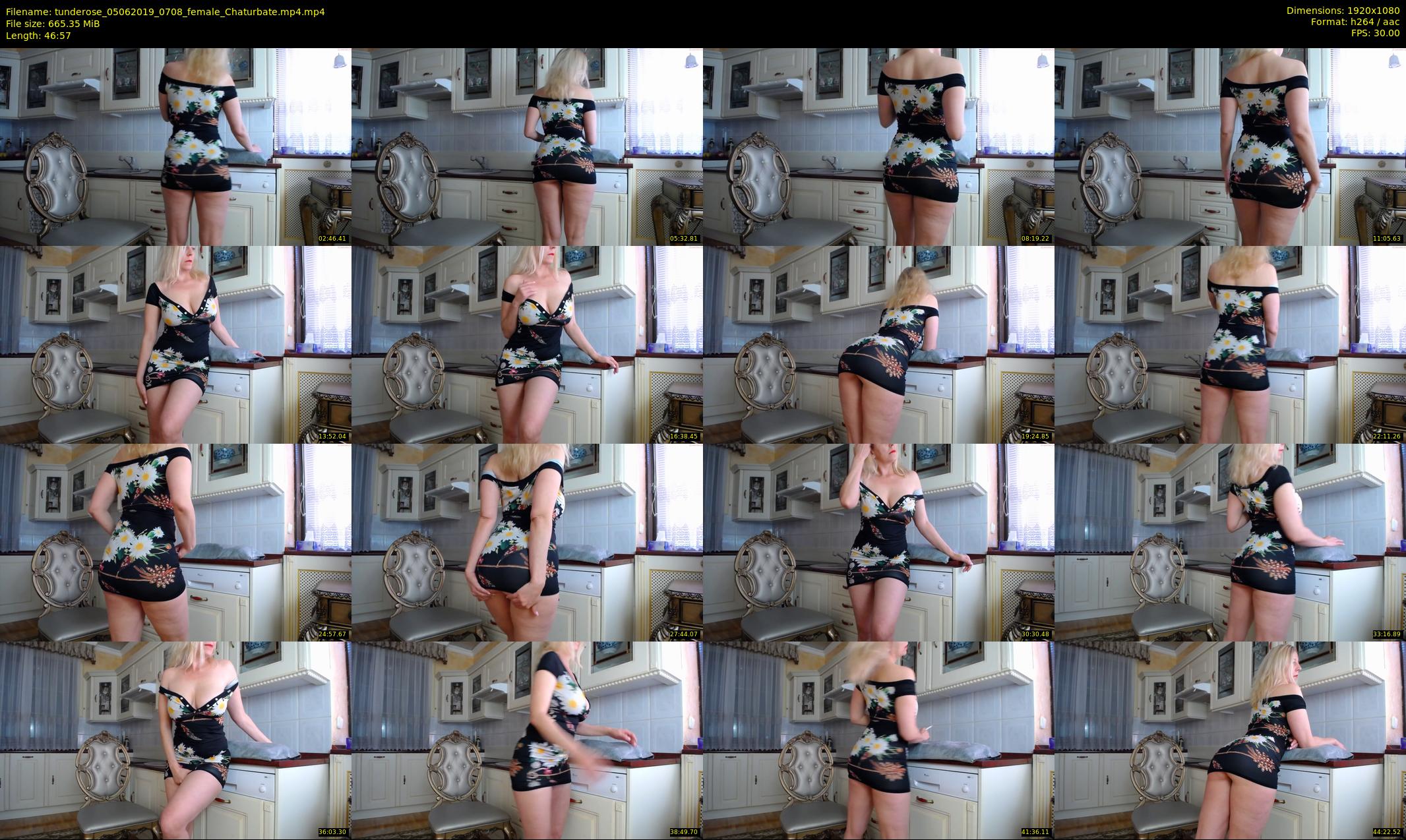 tunderose — 47 minute Chaturbate female cam show recording, 1080p, Jun 5, 2019