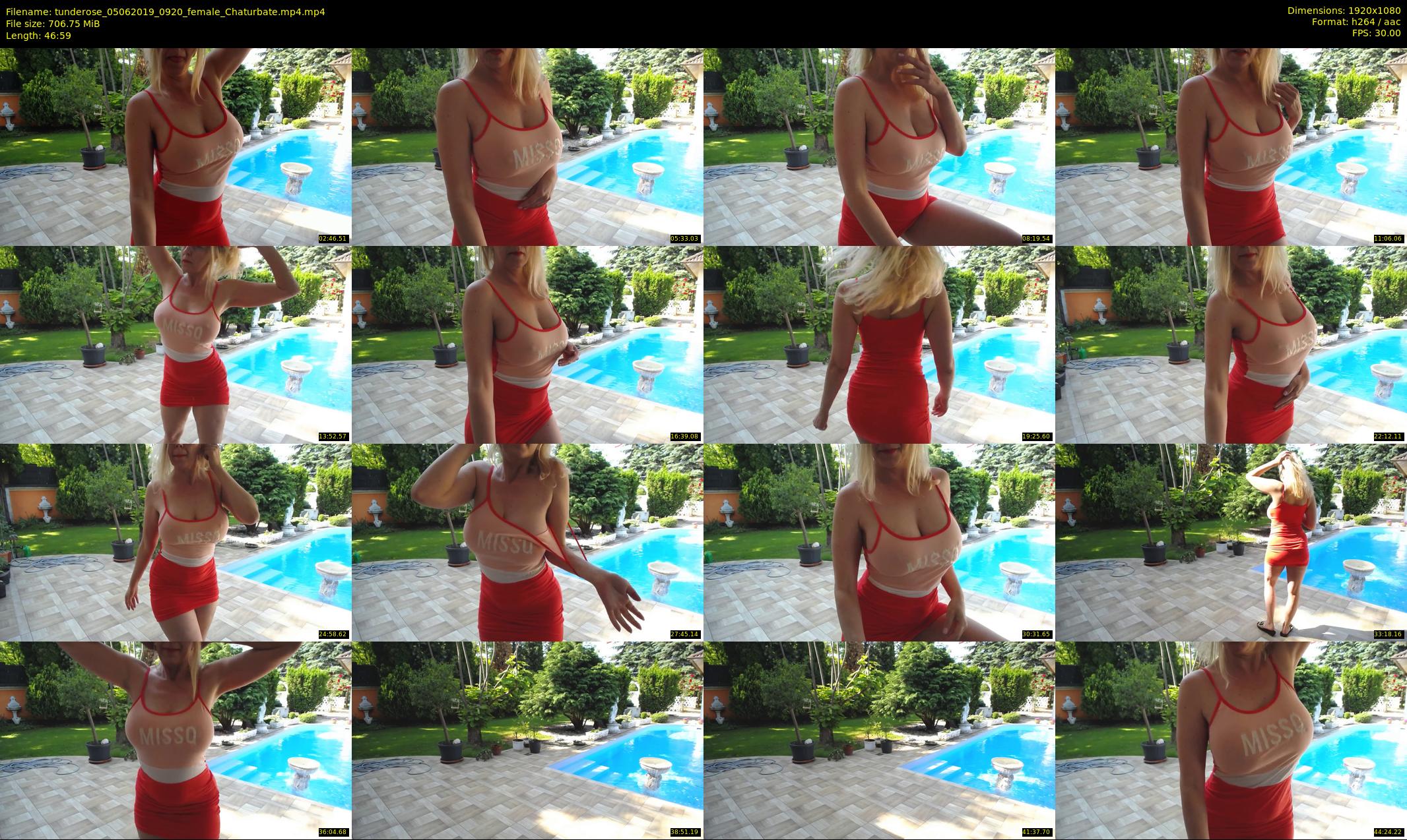 tunderose — 47 minute Chaturbate female cam show recording, 1080p, Jun 5, 2019