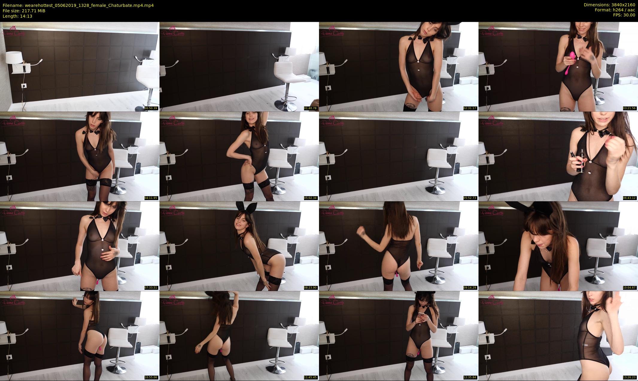 wearehottest — 15 minute Chaturbate couple cam show recording, 4K, Jun 5, 2019