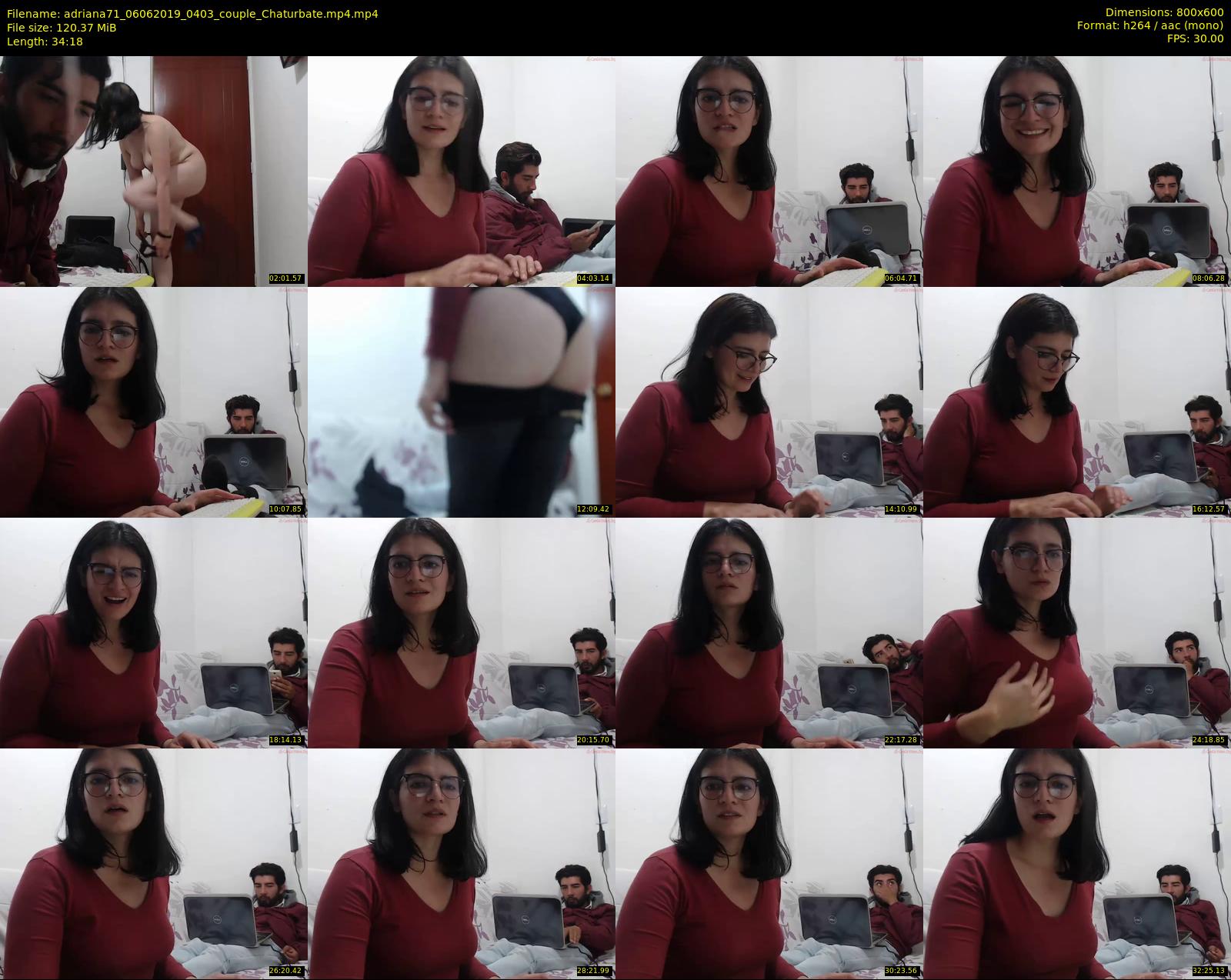 adriana71 — 35 minute Chaturbate couple cam show recording, 480p, Jun 6, 2019