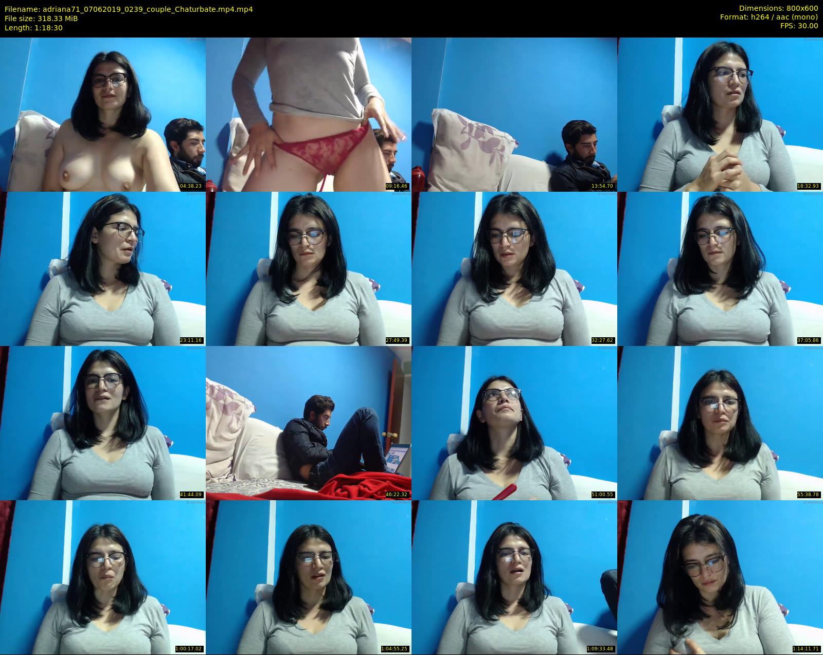adriana71 — 79 minute Chaturbate couple cam show recording, 480p, Jun 7, 2019