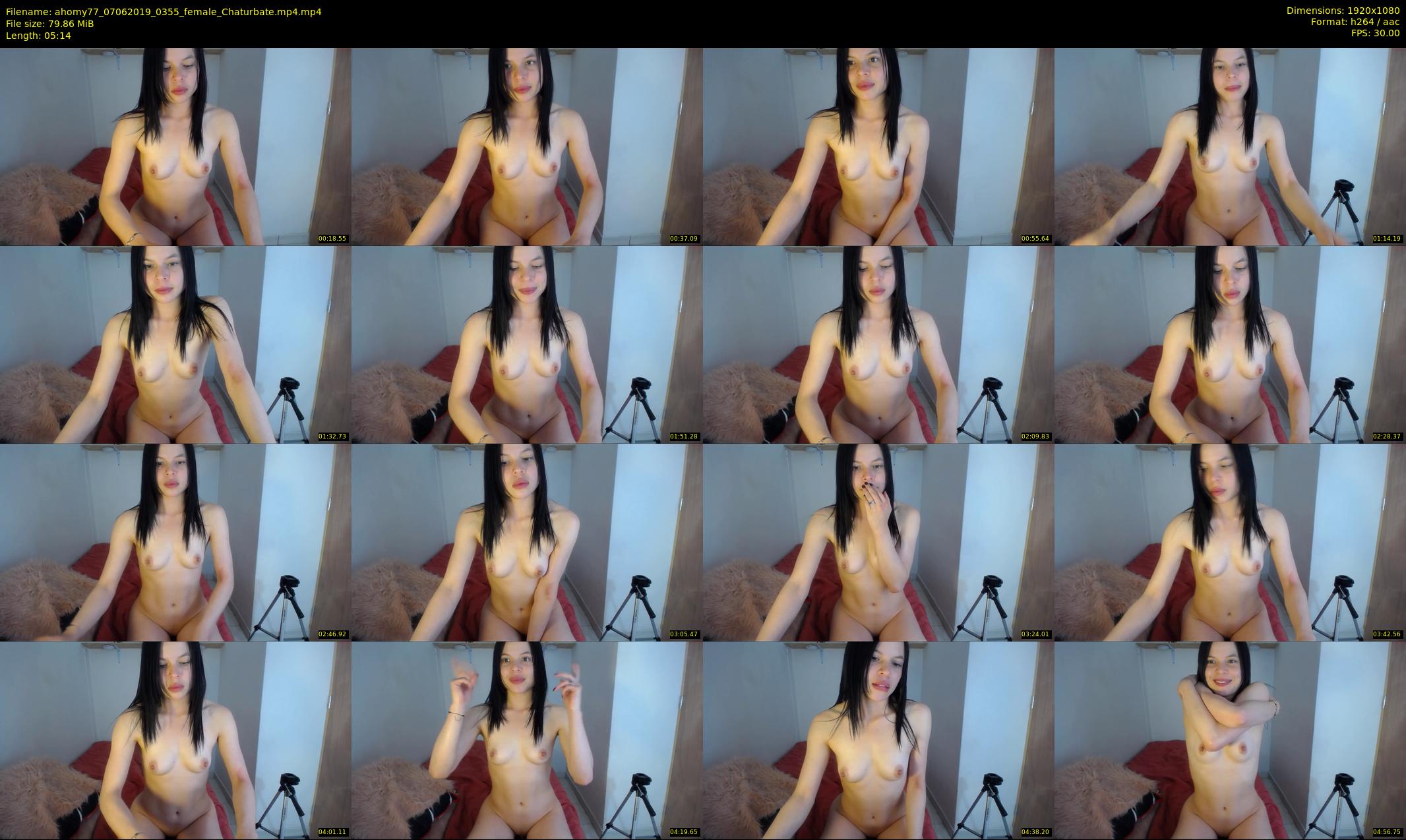 ahomy77 — 6 minute Chaturbate female cam show recording, 1080p, Jun 7, 2019