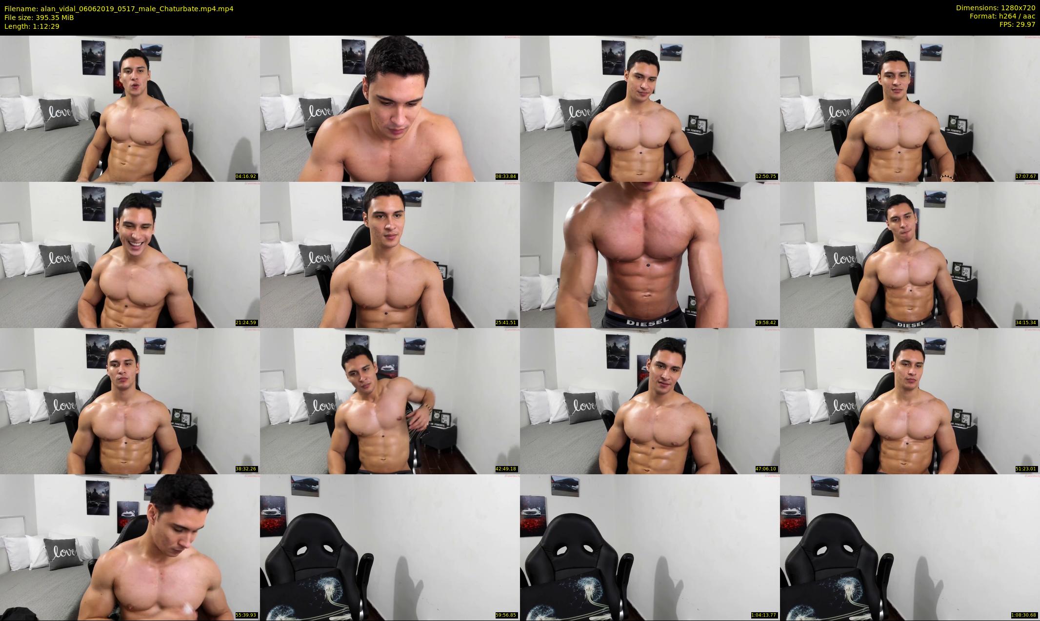 alan_vidal — 73 minute Chaturbate male cam show recording, 720p, Jun 6, 2019