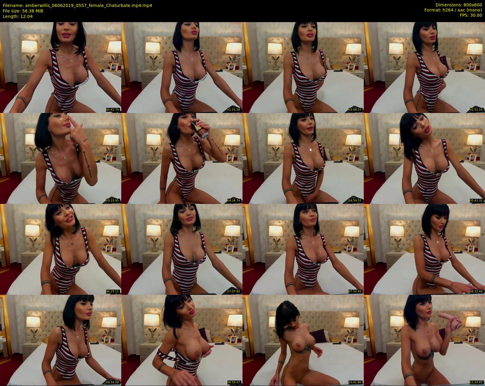 amberwillis — 13 minute Chaturbate female cam show recording, 480p, Jun 6, 2019