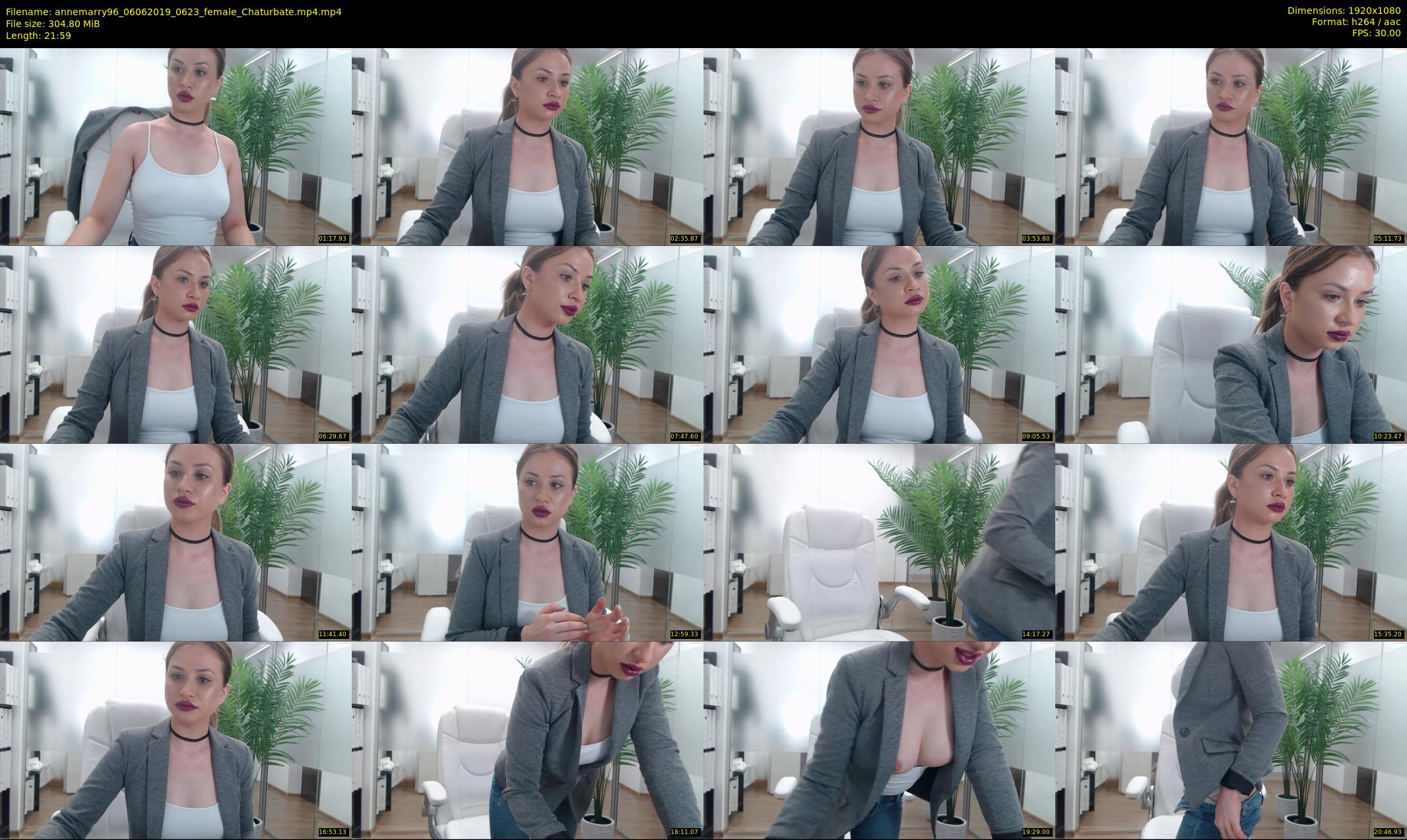 annemarry96 — 22 minute Chaturbate female cam show recording, 1080p, Jun 6, 2019