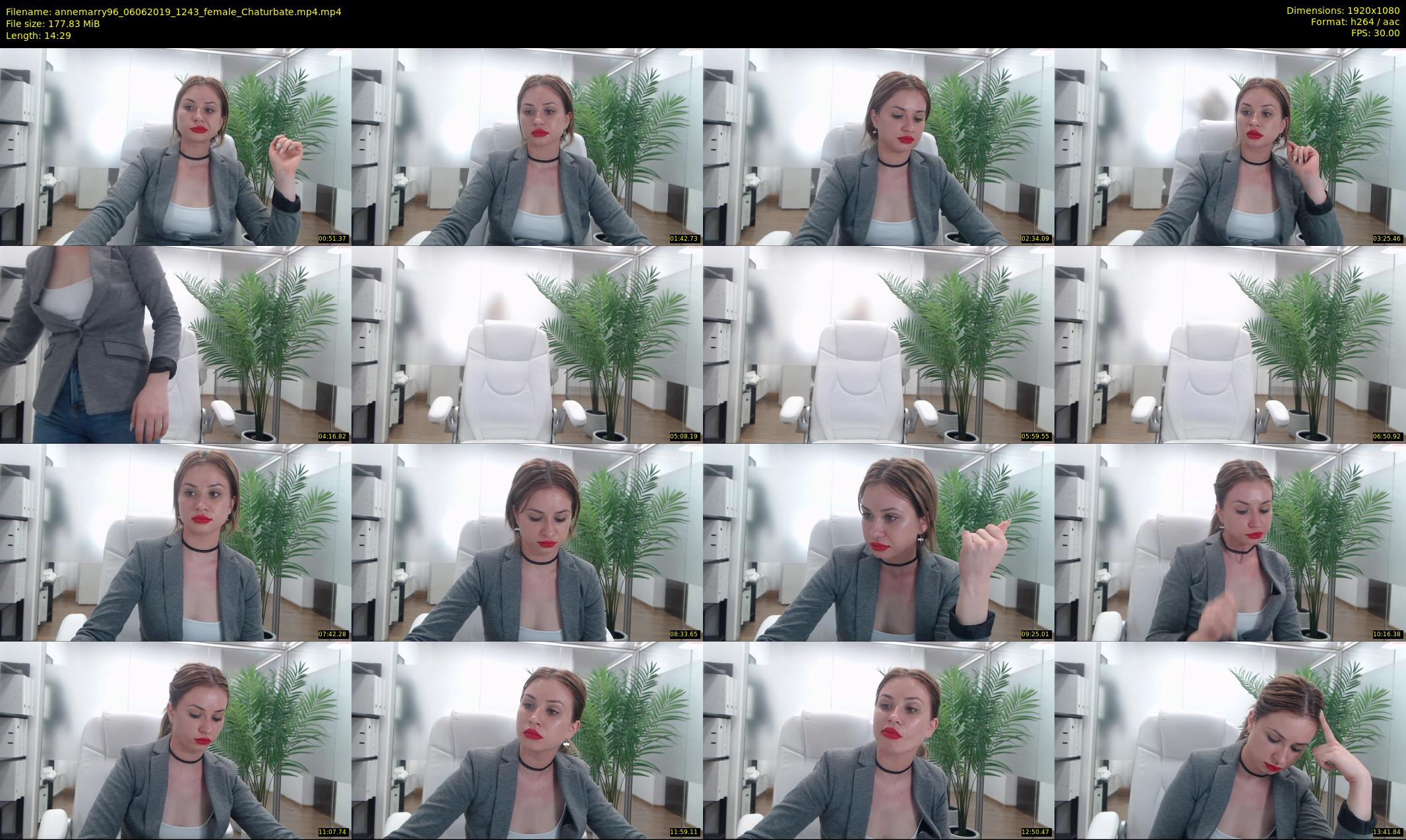annemarry96 — 15 minute Chaturbate female cam show recording, 1080p, Jun 6, 2019