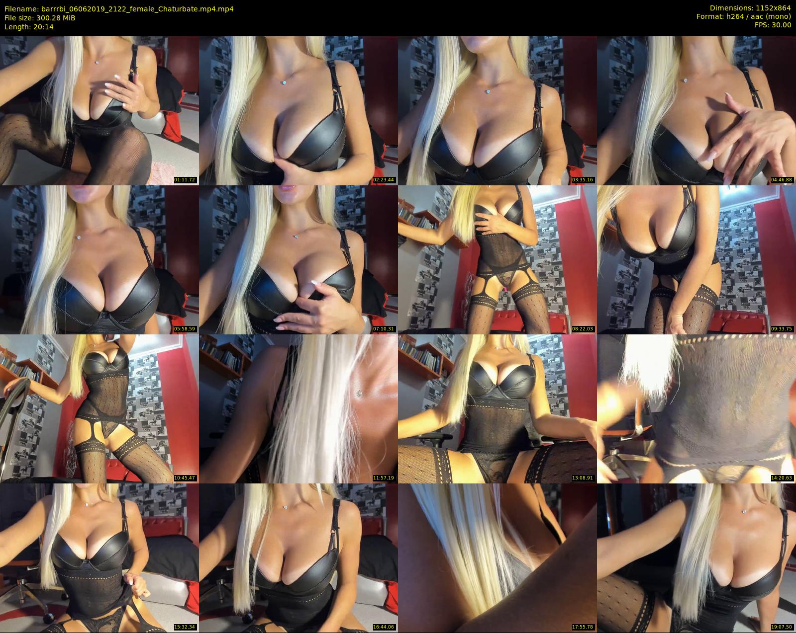 barrrbi — 21 minute Chaturbate female cam show recording, 720p, Jun 6, 2019