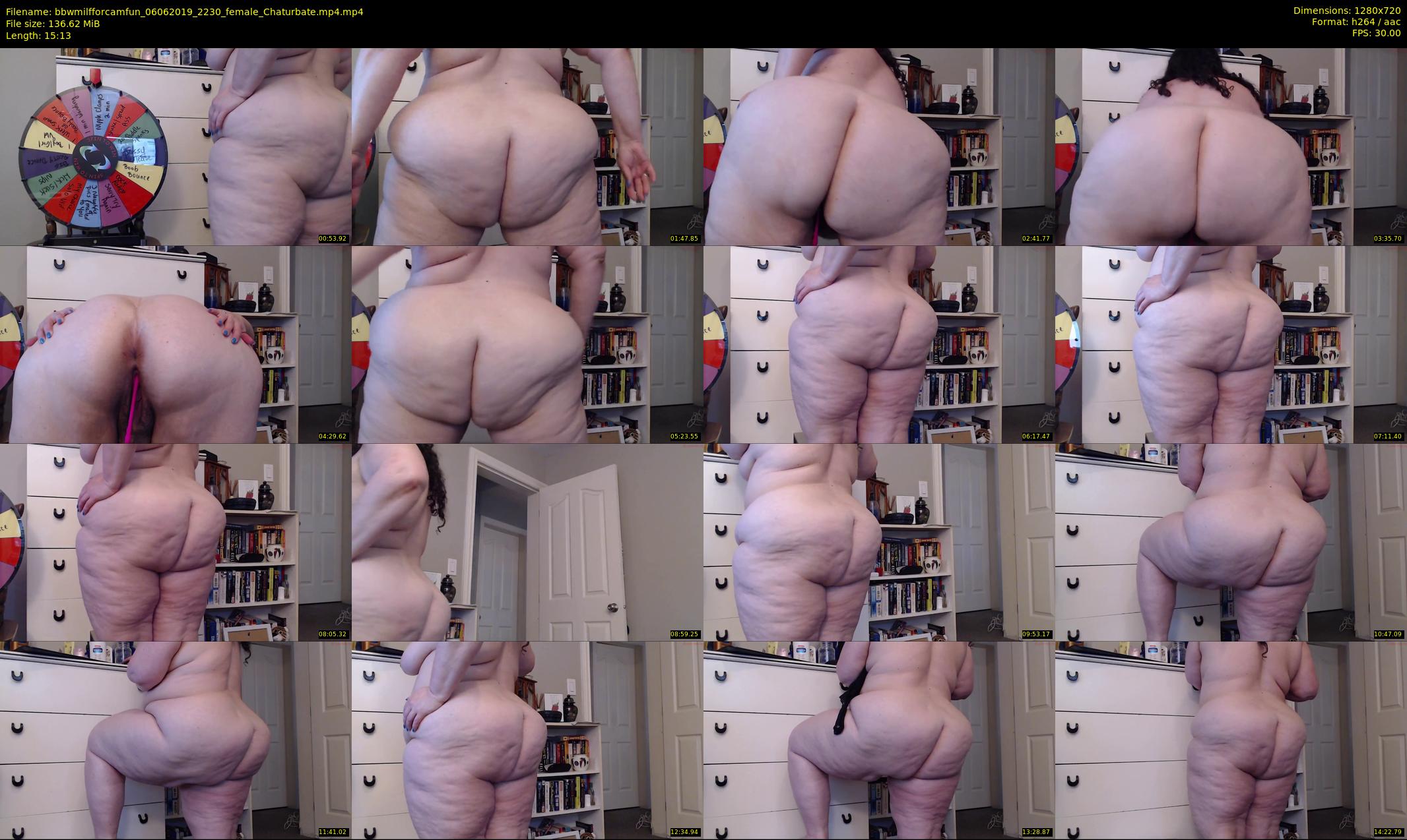 bbwmilfforcamfun — 16 minute Chaturbate female cam show recording, 720p, Jun 6, 2019