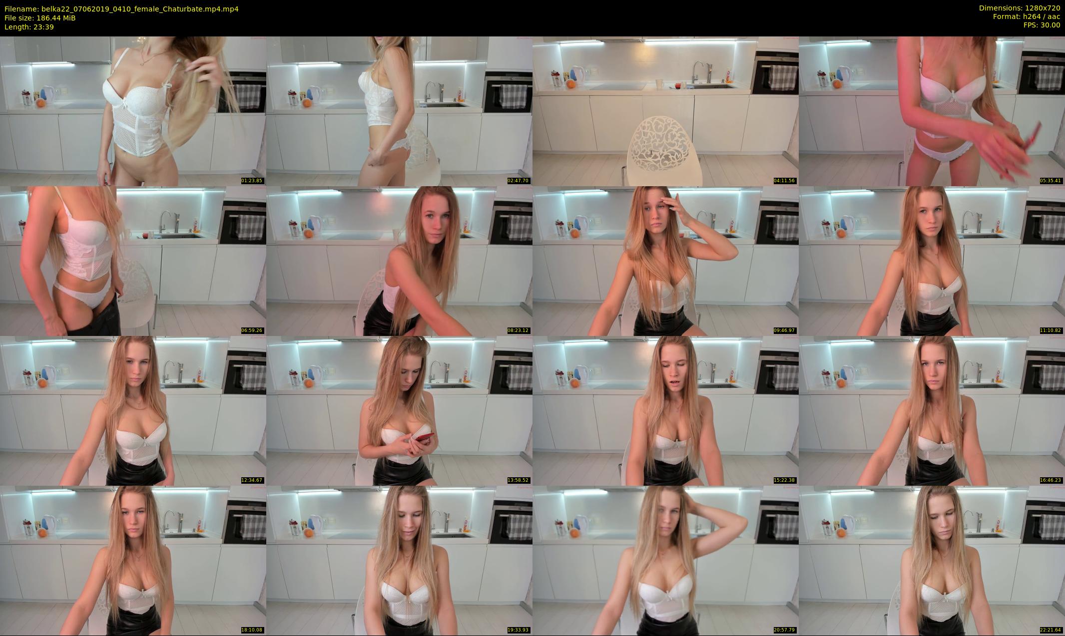 belka22 — 24 minute Chaturbate female cam show recording, 720p, Jun 7, 2019