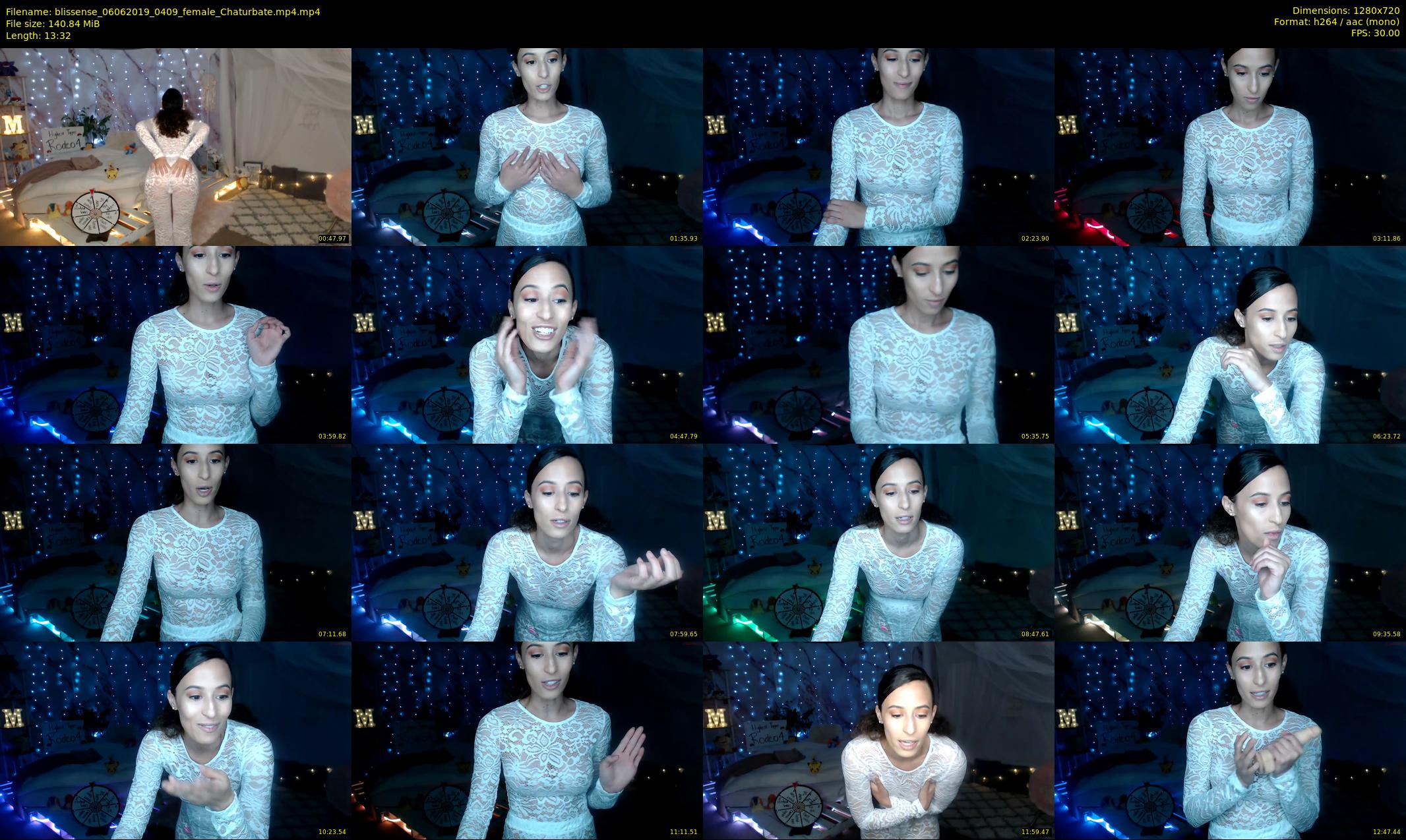 blissense — 14 minute Chaturbate female cam show recording, 720p, Jun 6, 2019