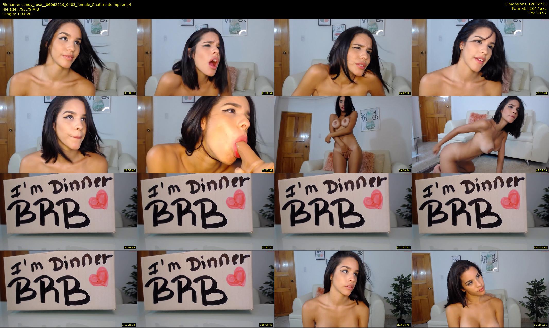 candy_rose_ — 95 minute Chaturbate female cam show recording, 720p, Jun 6, 2019