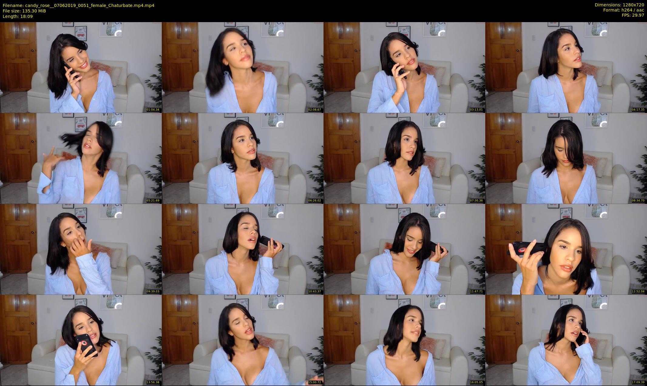 candy_rose_ — 19 minute Chaturbate female cam show recording, 720p, Jun 7, 2019