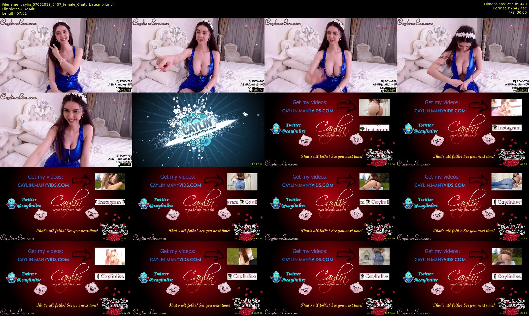 caylin — 8 minute Chaturbate female cam show recording, 1080p, Jun 7, 2019