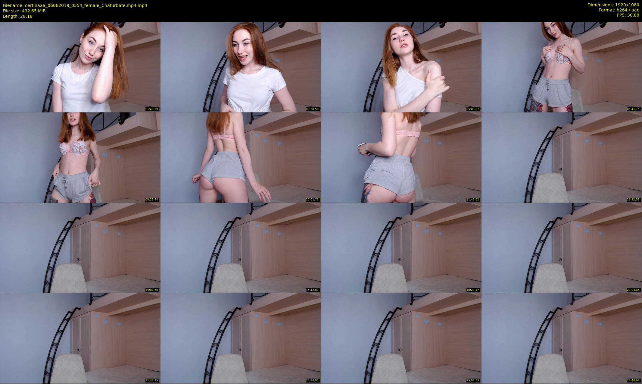 certinaaa — 29 minute Chaturbate female cam show recording, 1080p, Jun 6, 2019