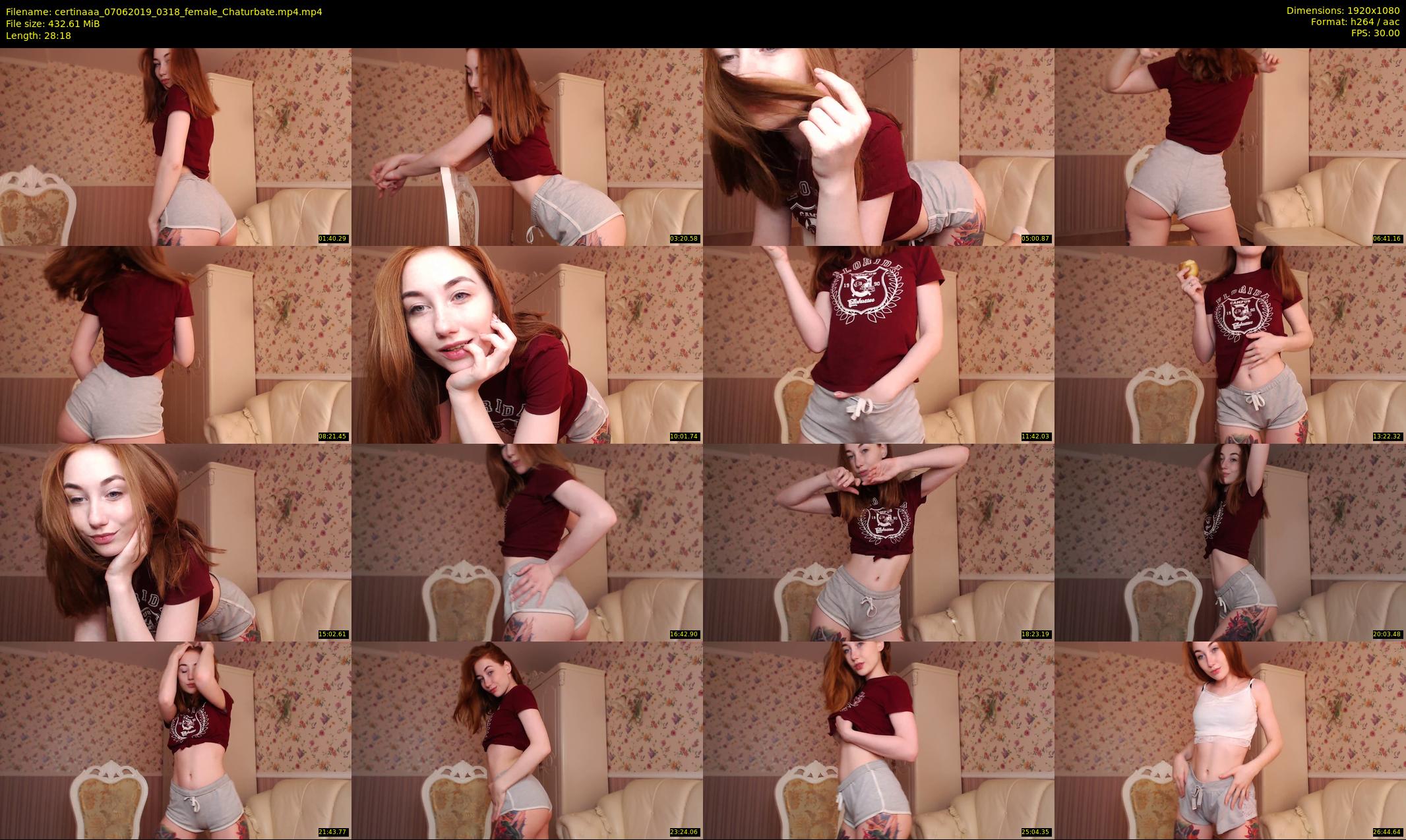 certinaaa — 29 minute Chaturbate female cam show recording, 1080p, Jun 7, 2019