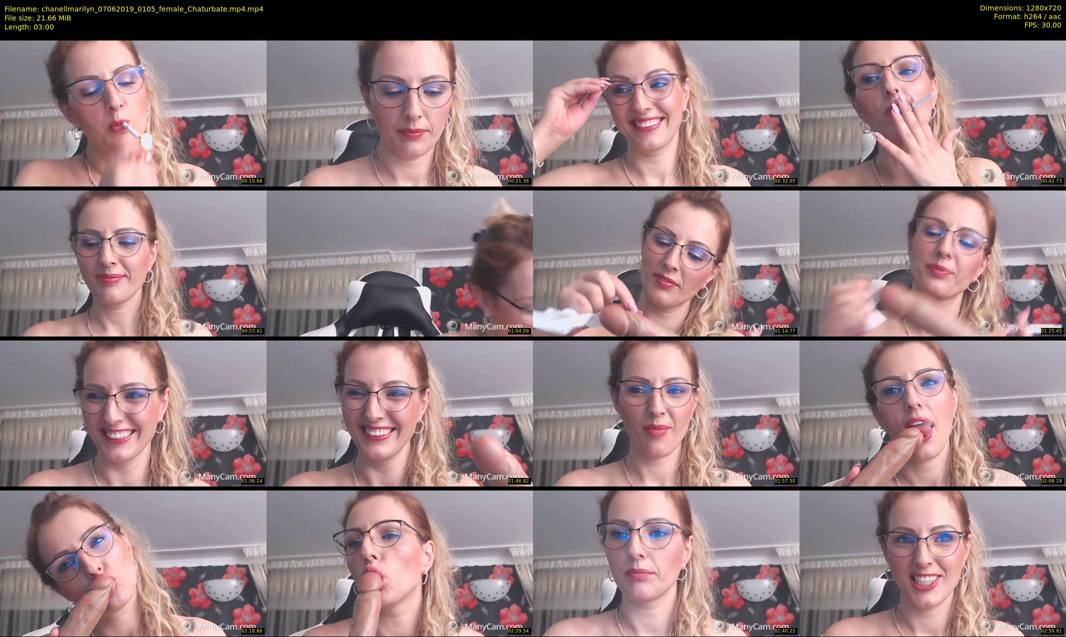 chanellmarilyn — 3 minute Chaturbate female cam show recording, 720p, Jun 7, 2019