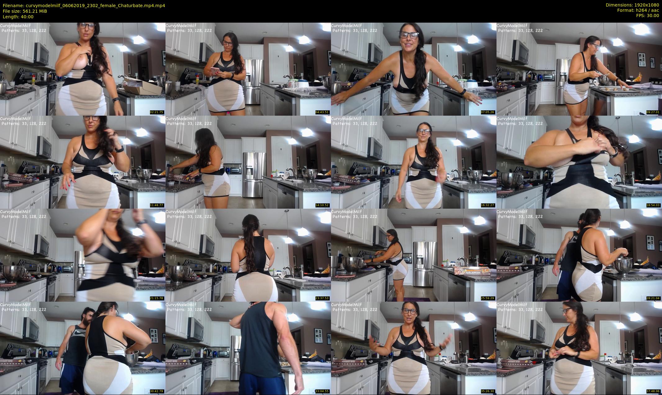 curvymodelmilf — 40 minute Chaturbate female cam show recording, 1080p, Jun 6, 2019