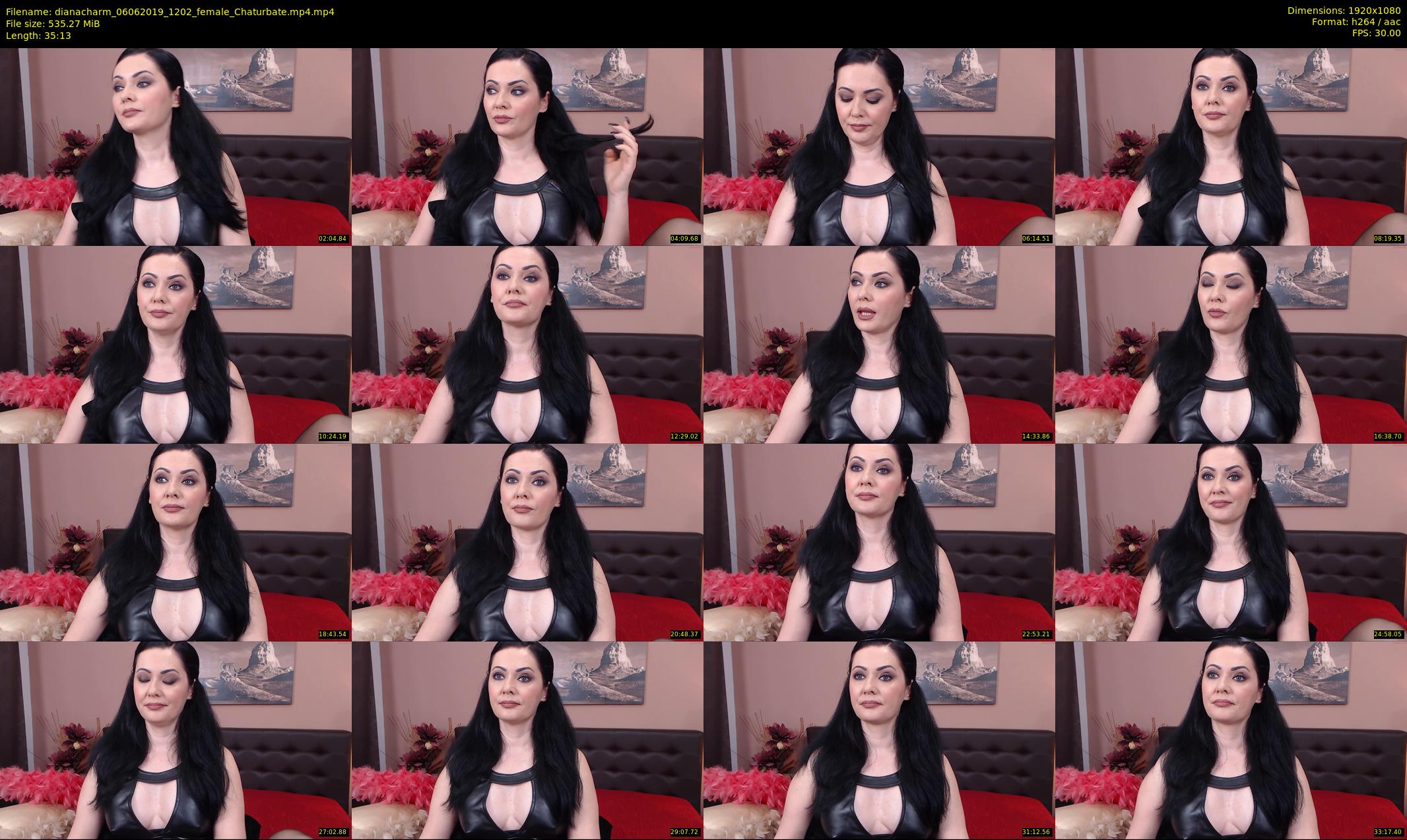 dianacharm — 36 minute Chaturbate female cam show recording, 1080p, Jun 6, 2019