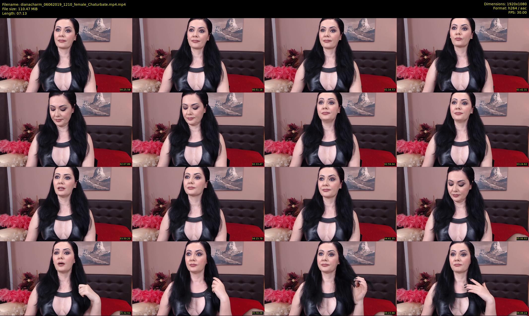 dianacharm — 8 minute Chaturbate female cam show recording, 1080p, Jun 6, 2019