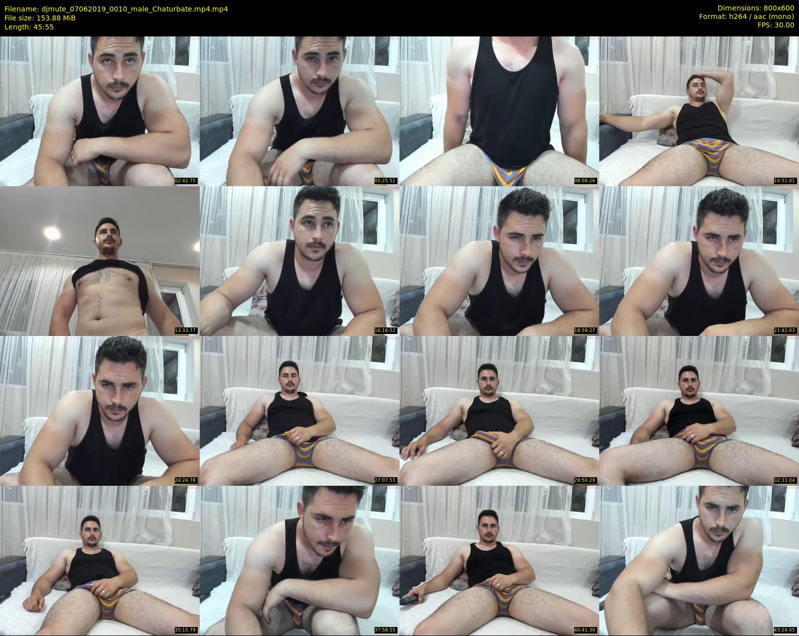 djmute — 46 minute Chaturbate male cam show recording, 480p, Jun 7, 2019