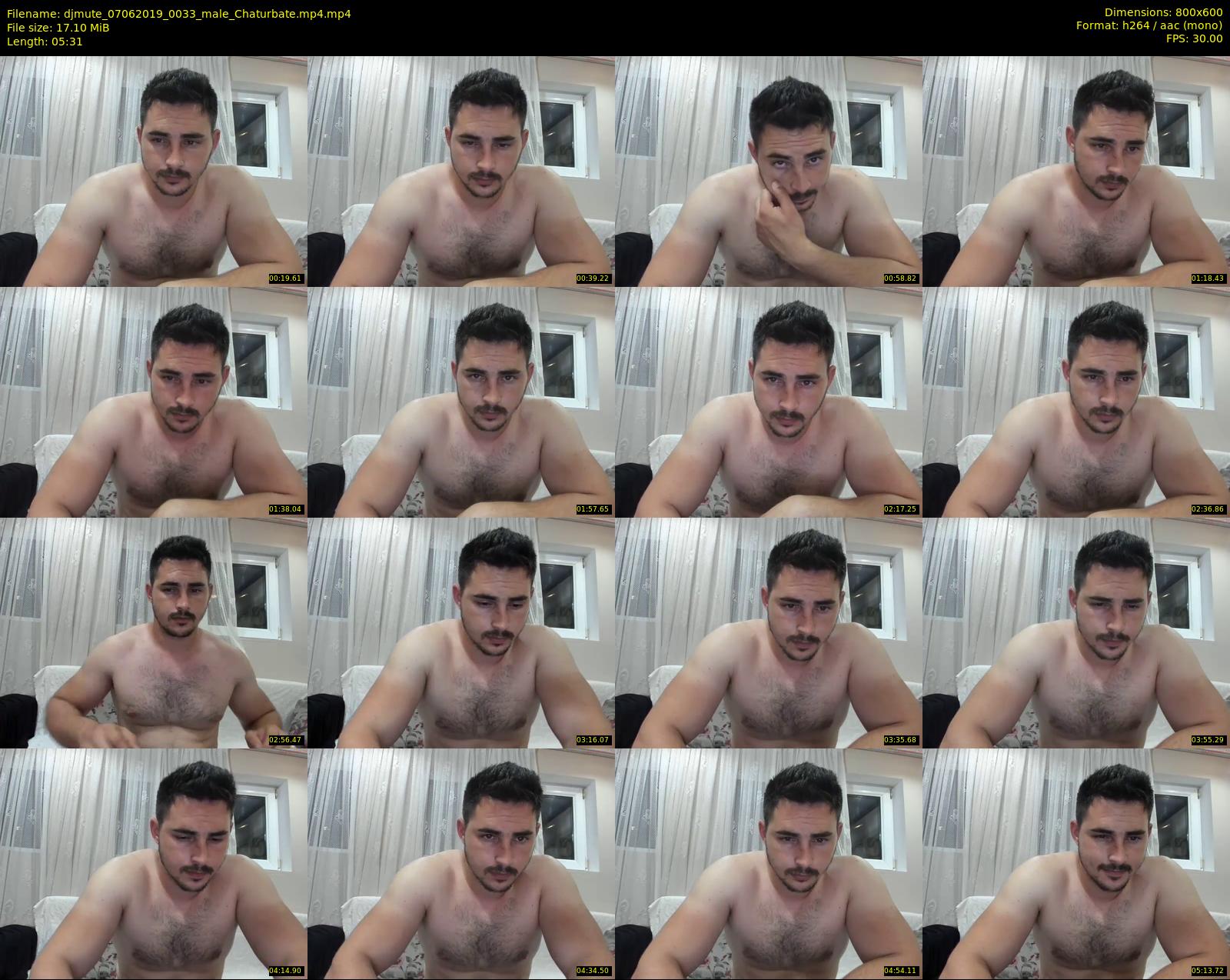djmute — 6 minute Chaturbate male cam show recording, 480p, Jun 7, 2019
