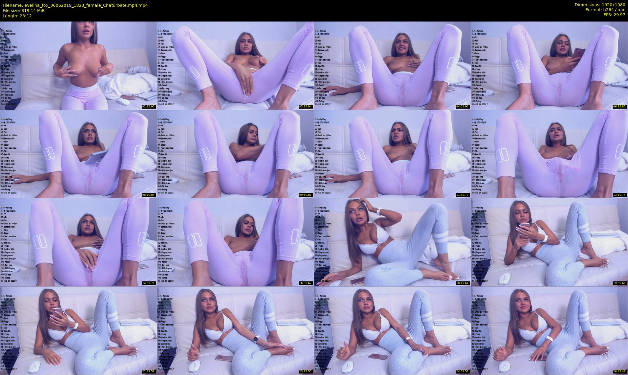 evelina_fox — 29 minute Chaturbate female cam show recording, 1080p, Jun 6, 2019