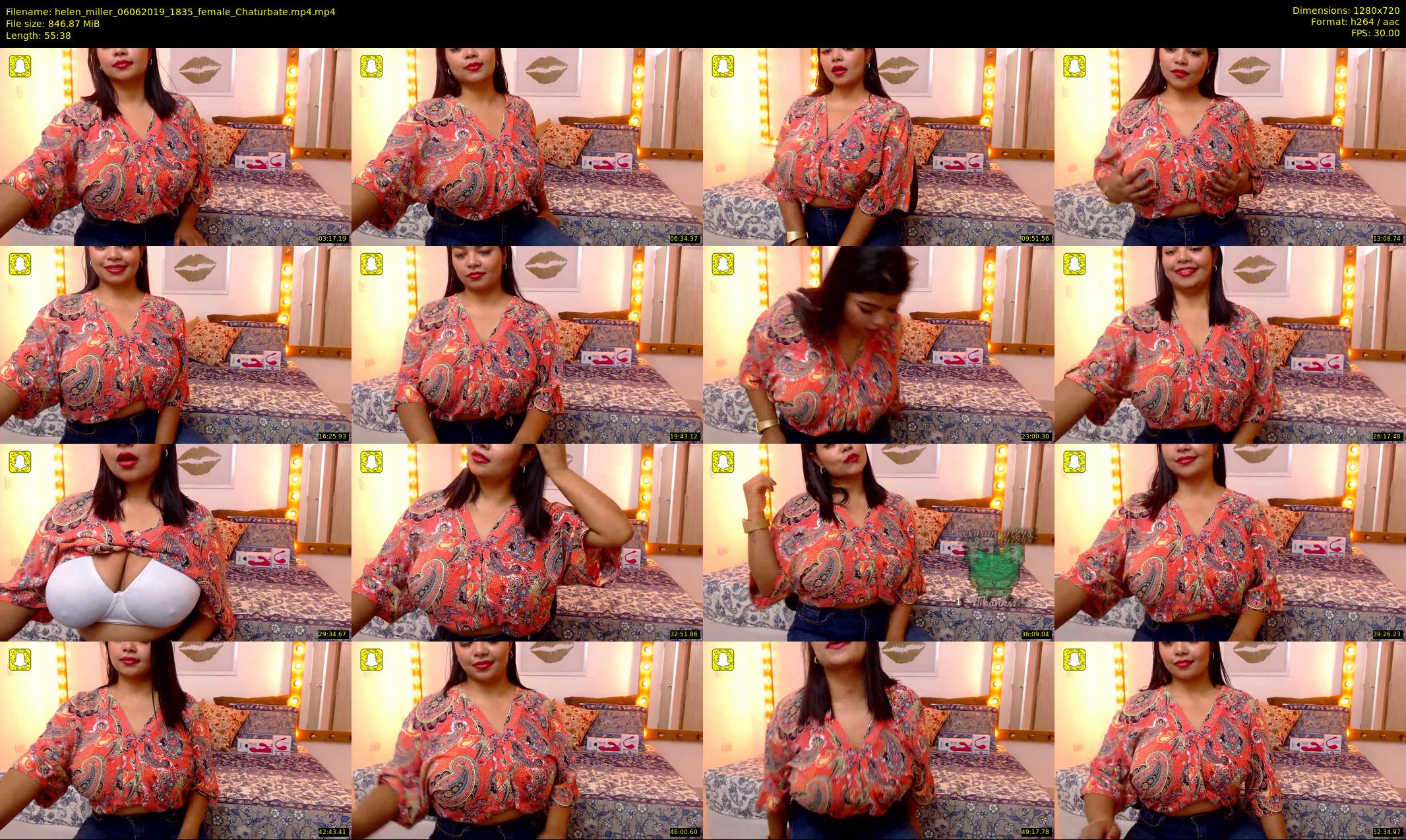 helen_miller — 56 minute Chaturbate female cam show recording, 720p, Jun 6, 2019