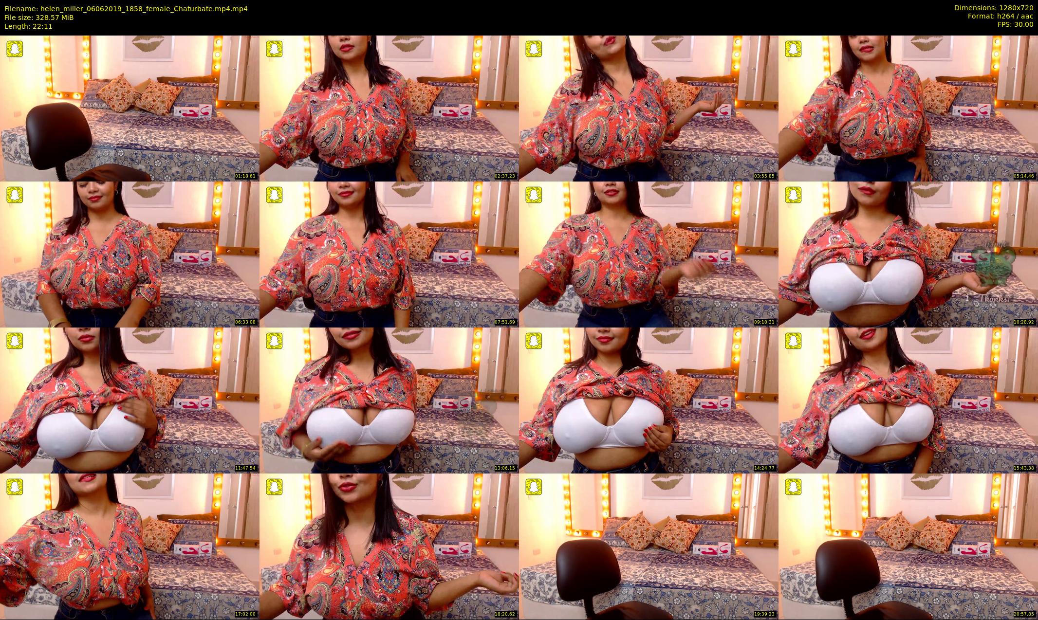 helen_miller — 23 minute Chaturbate female cam show recording, 720p, Jun 6, 2019