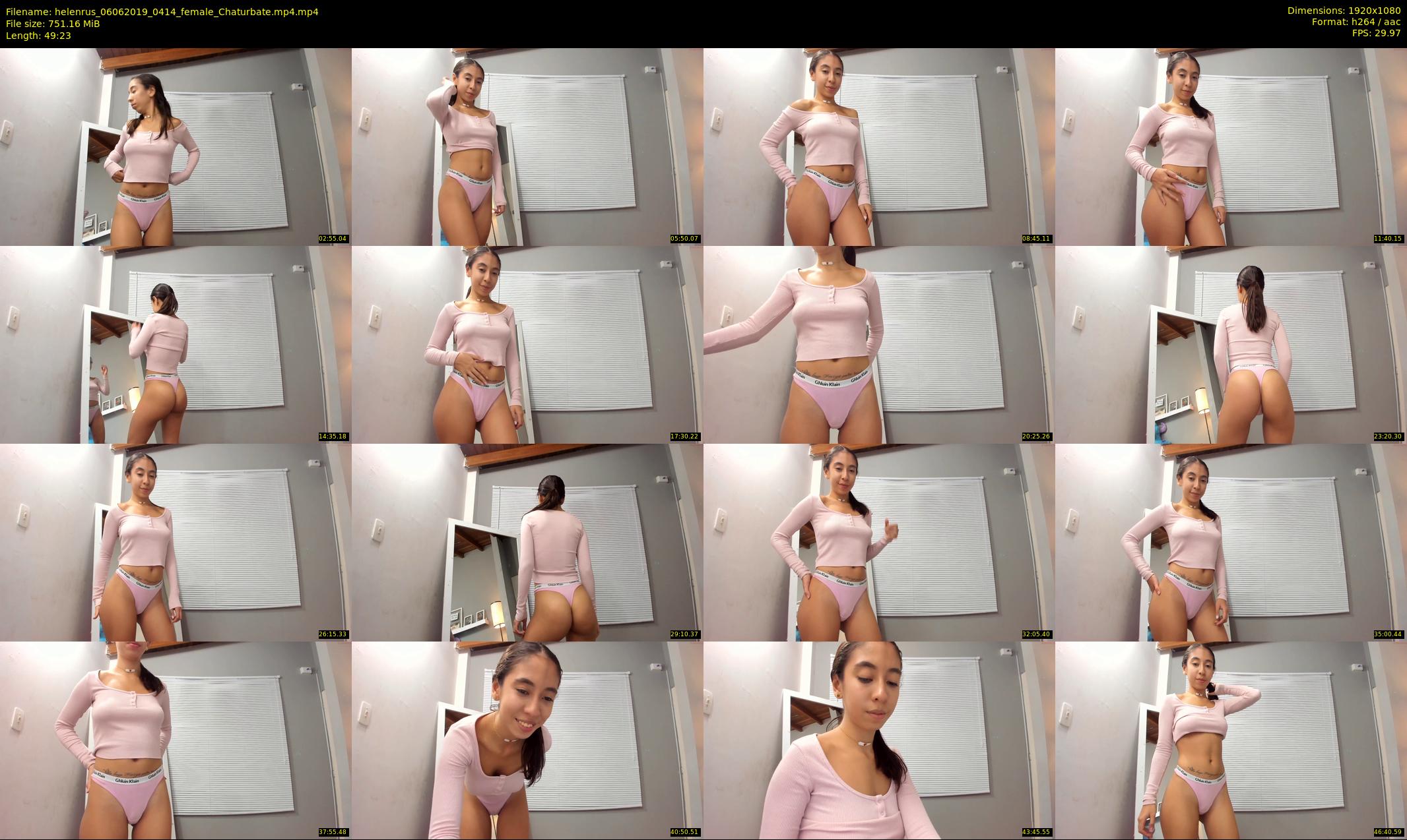 helenrus — 50 minute Chaturbate female cam show recording, 1080p, Jun 6, 2019