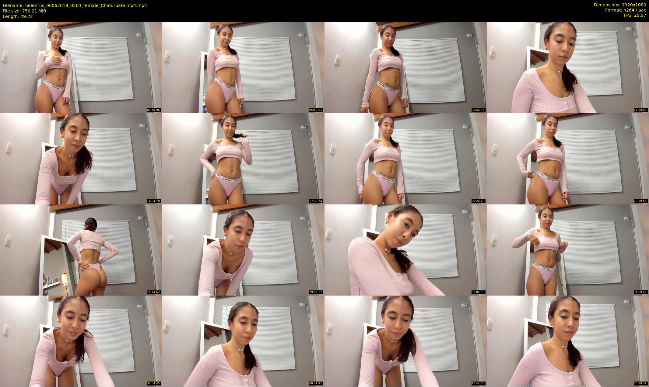 helenrus — 50 minute Chaturbate female cam show recording, 1080p, Jun 6, 2019