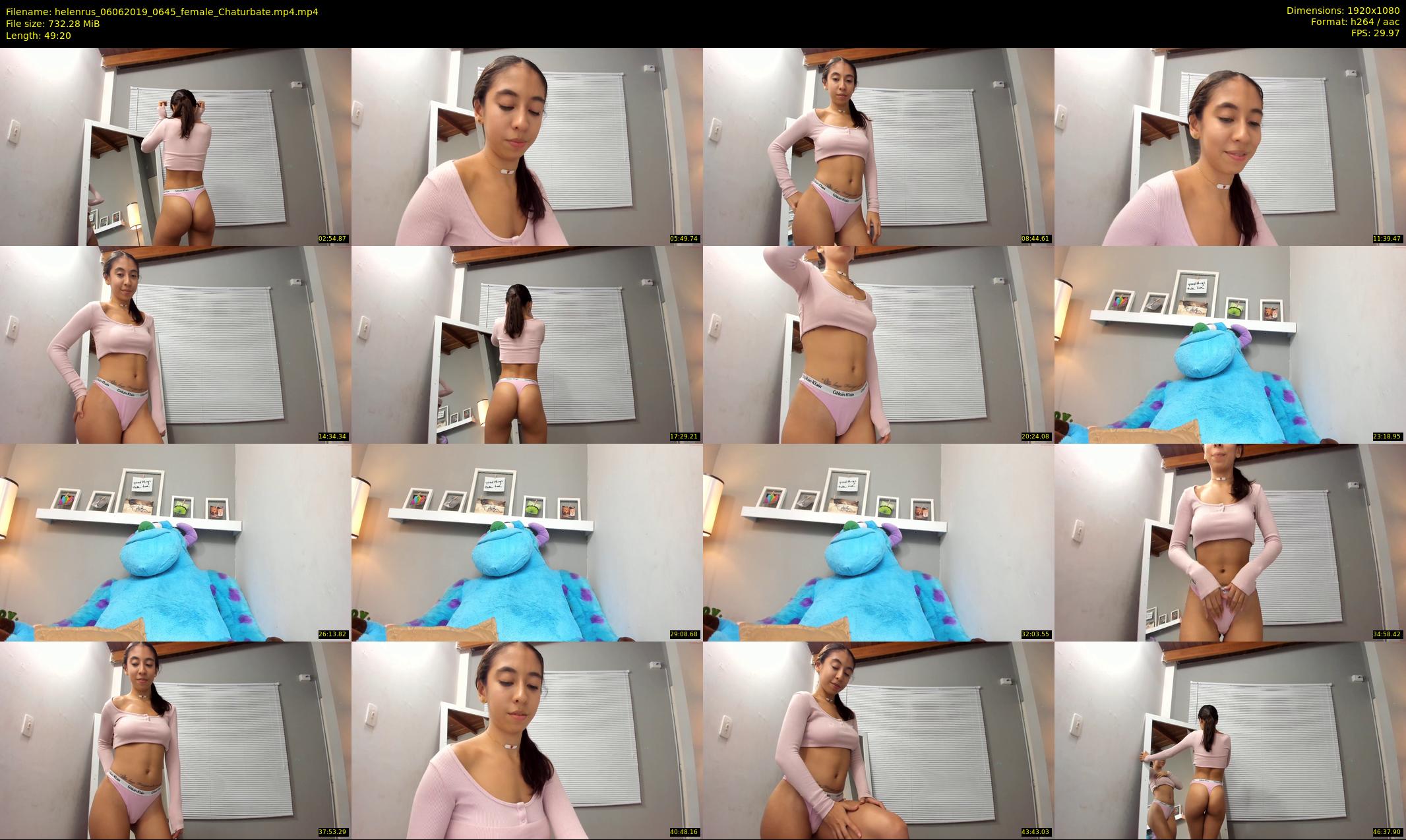 helenrus — 50 minute Chaturbate female cam show recording, 1080p, Jun 6, 2019
