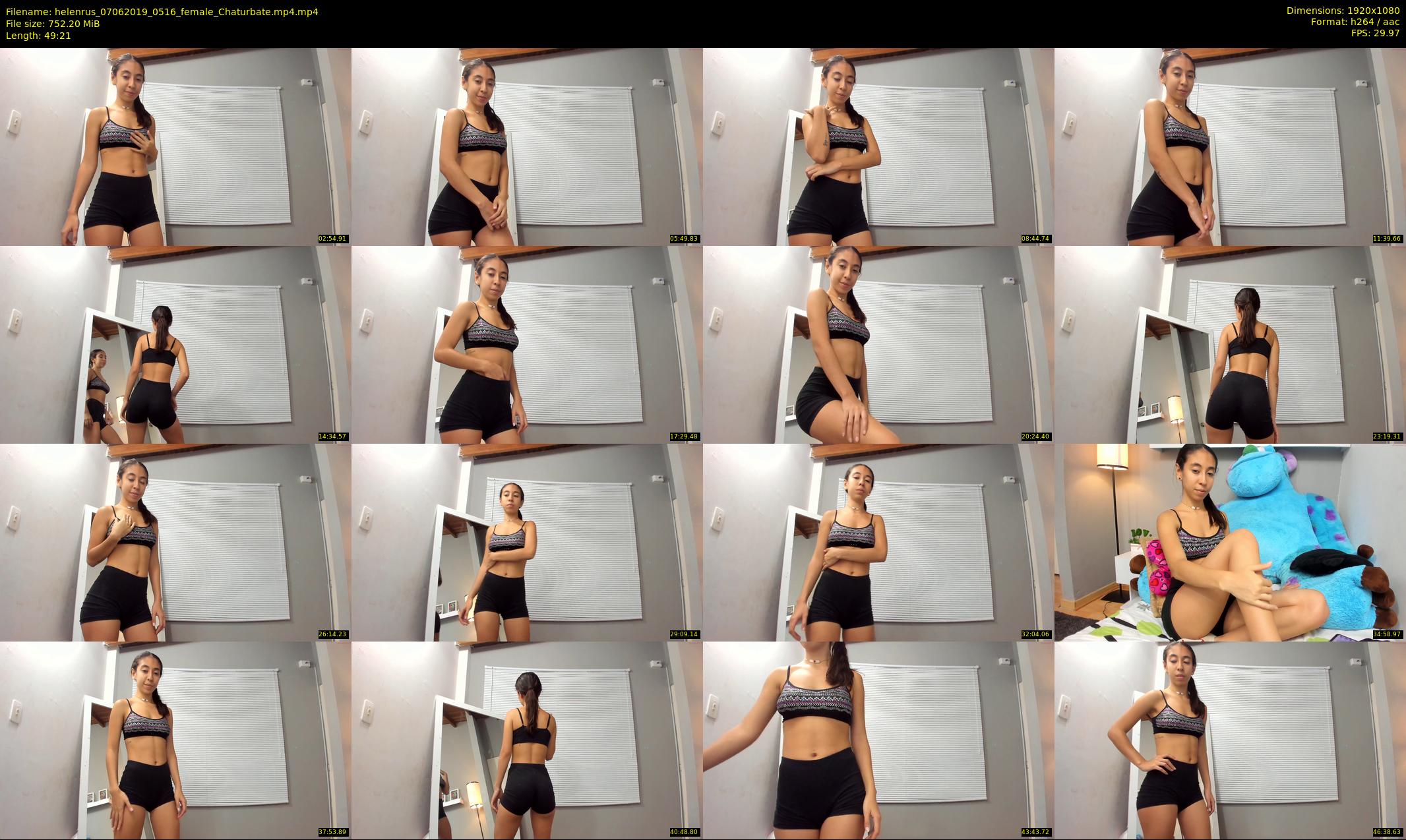 helenrus — 50 minute Chaturbate female cam show recording, 1080p, Jun 7, 2019