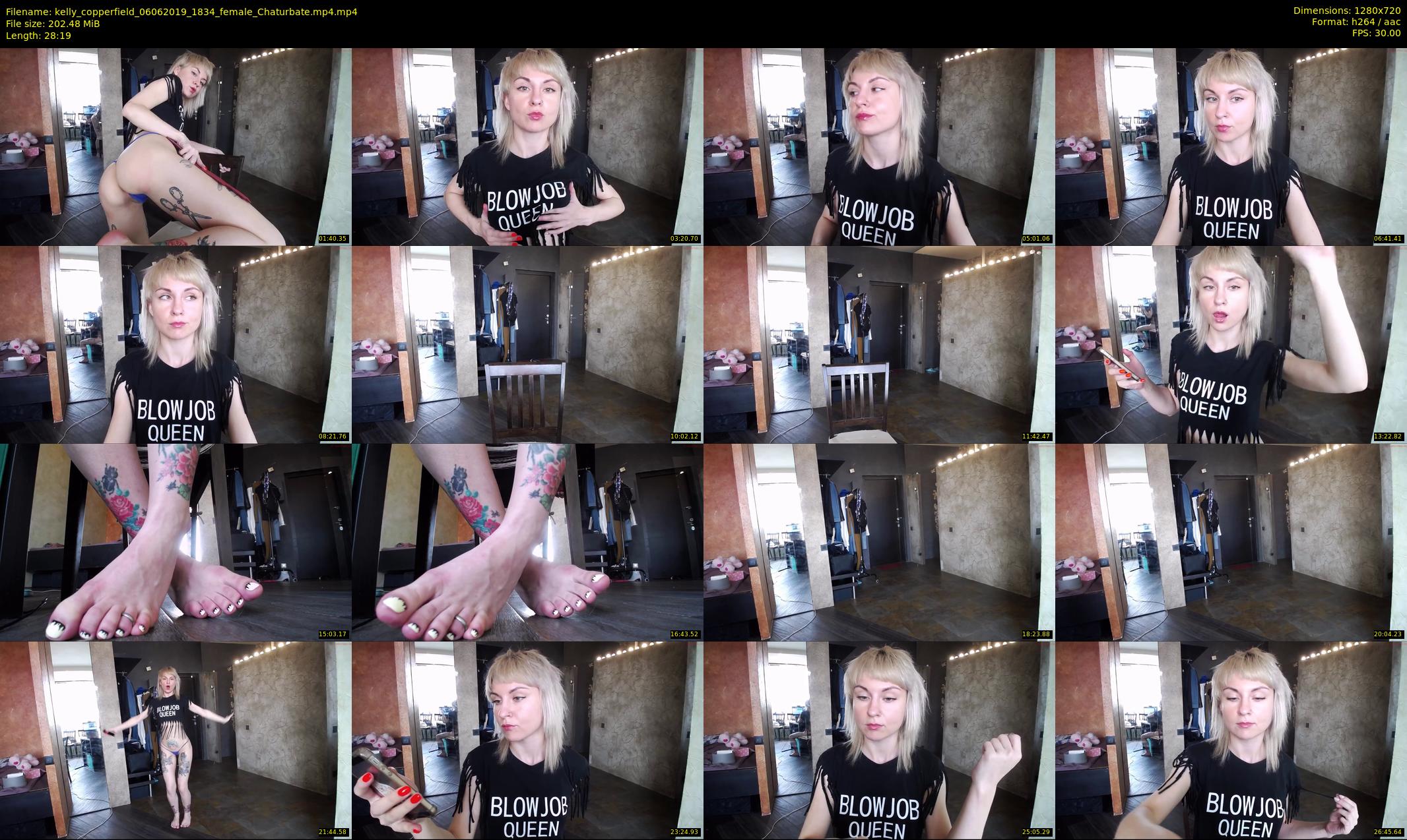 kelly_copperfield — 29 minute Chaturbate female cam show recording, 720p, Jun 6, 2019
