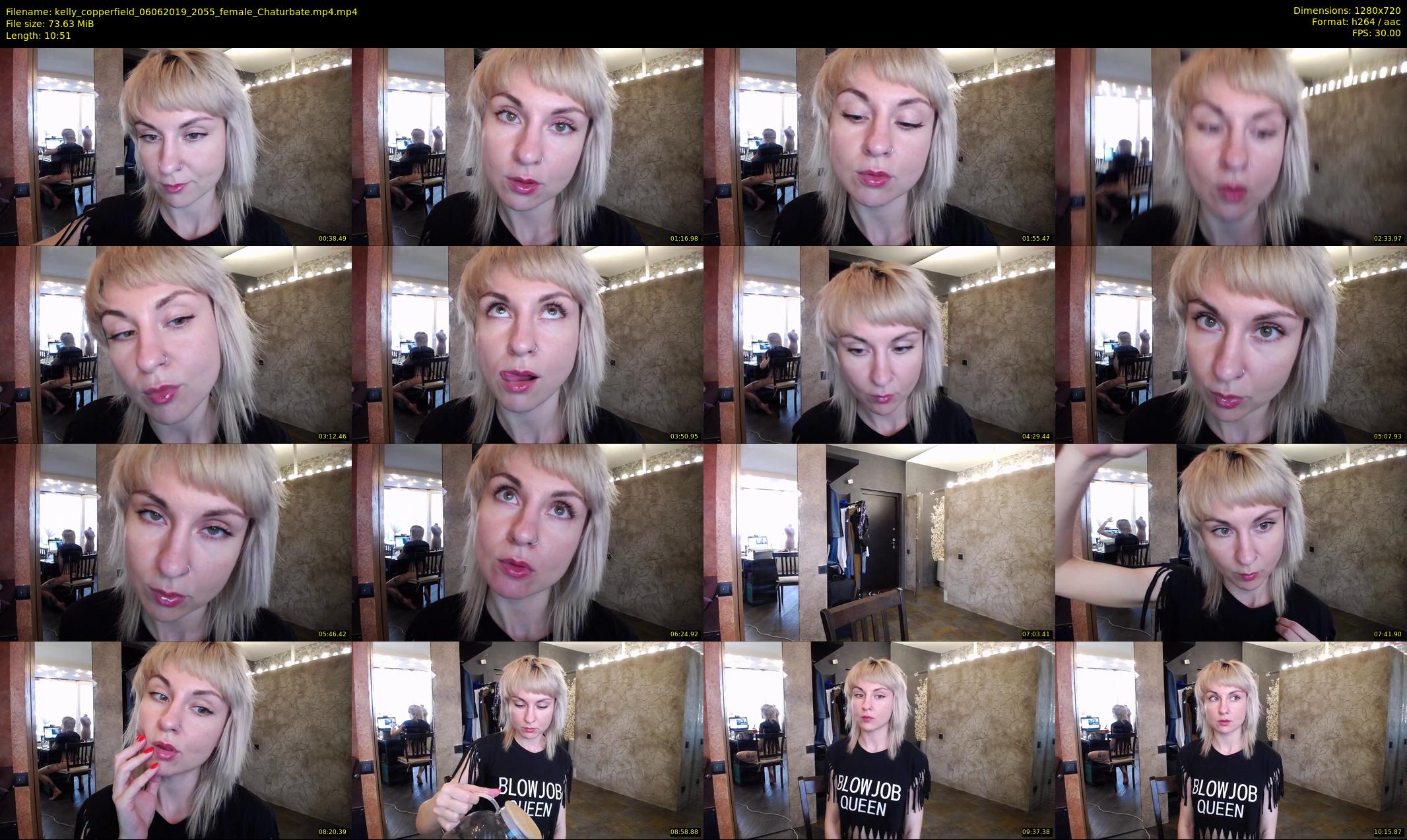kelly_copperfield — 11 minute Chaturbate female cam show recording, 720p, Jun 6, 2019