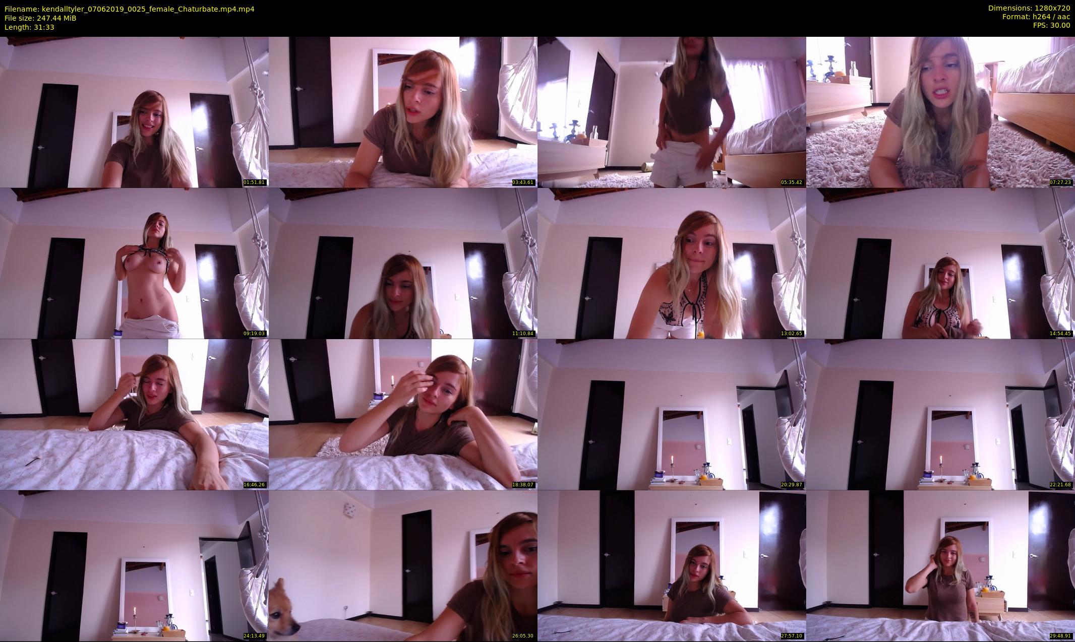 kendalltyler — 32 minute Chaturbate female cam show recording, 720p, Jun 7, 2019