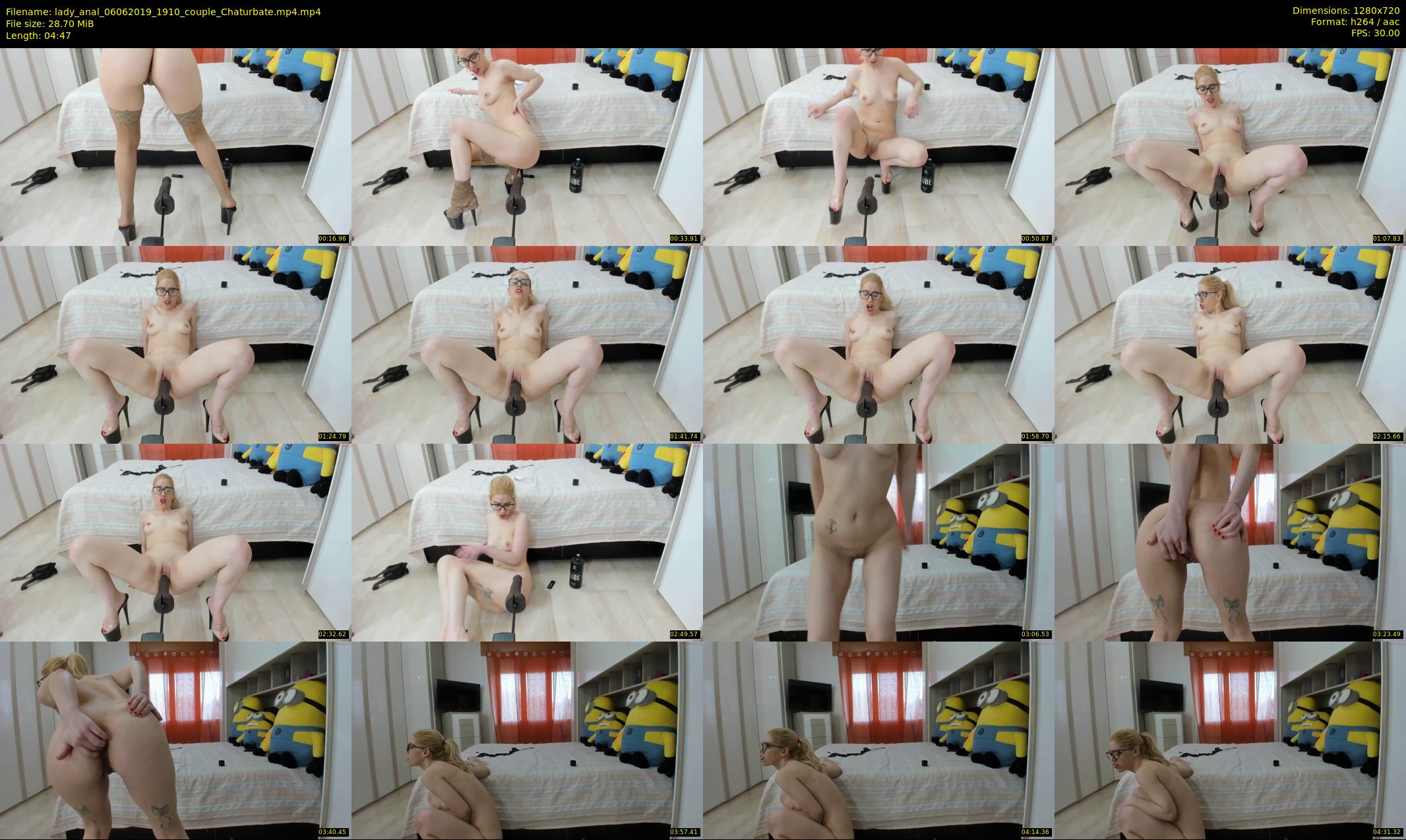 lady_anal — 5 minute Chaturbate female cam show recording, 720p, Jun 6, 2019