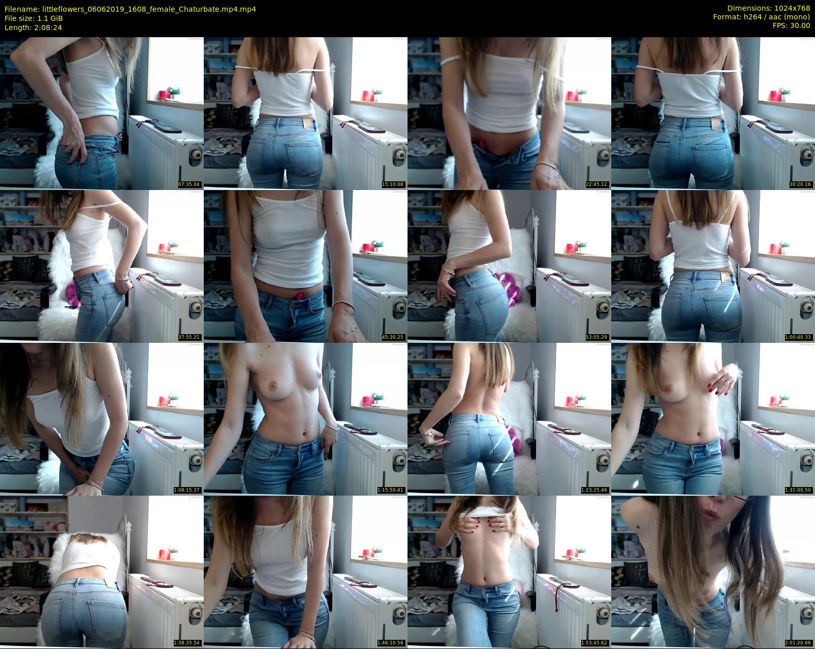 littleflowers — 129 minute Chaturbate female cam show recording, 720p, Jun 6, 2019