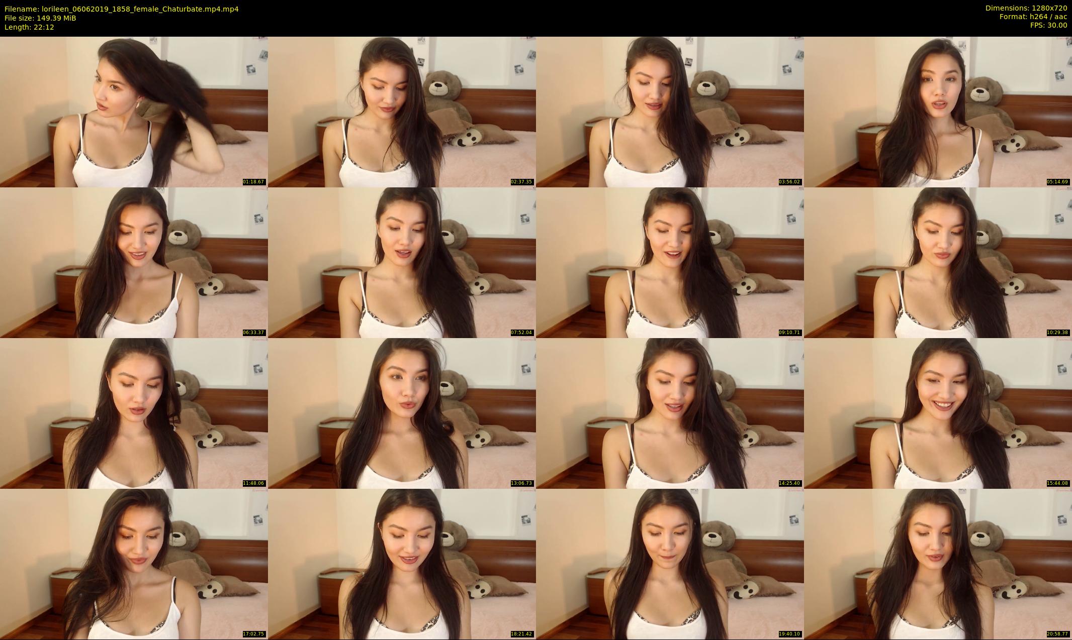 lorileen — 23 minute Chaturbate female cam show recording, 720p, Jun 6, 2019