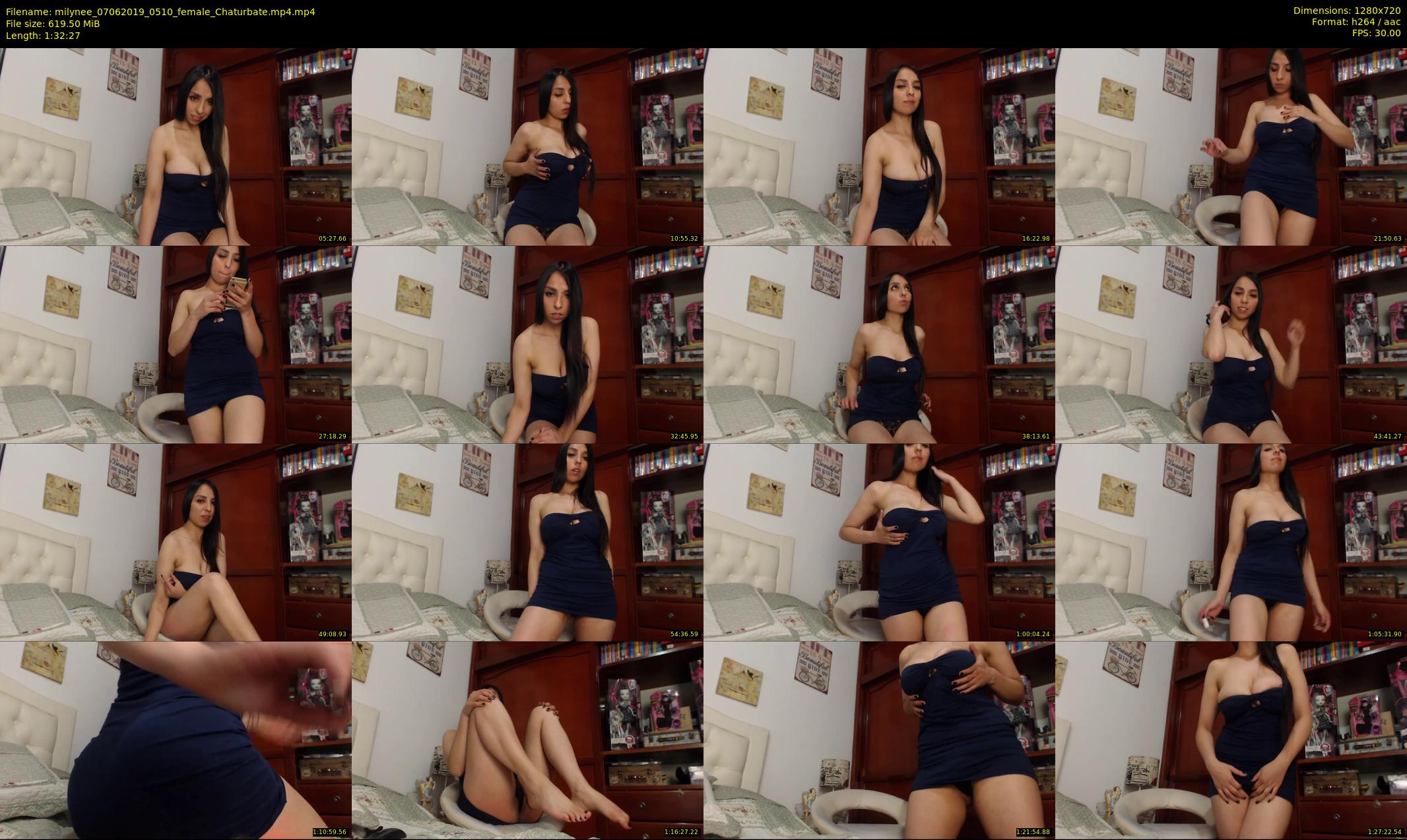 milynee — 93 minute Chaturbate female cam show recording, 720p, Jun 7, 2019