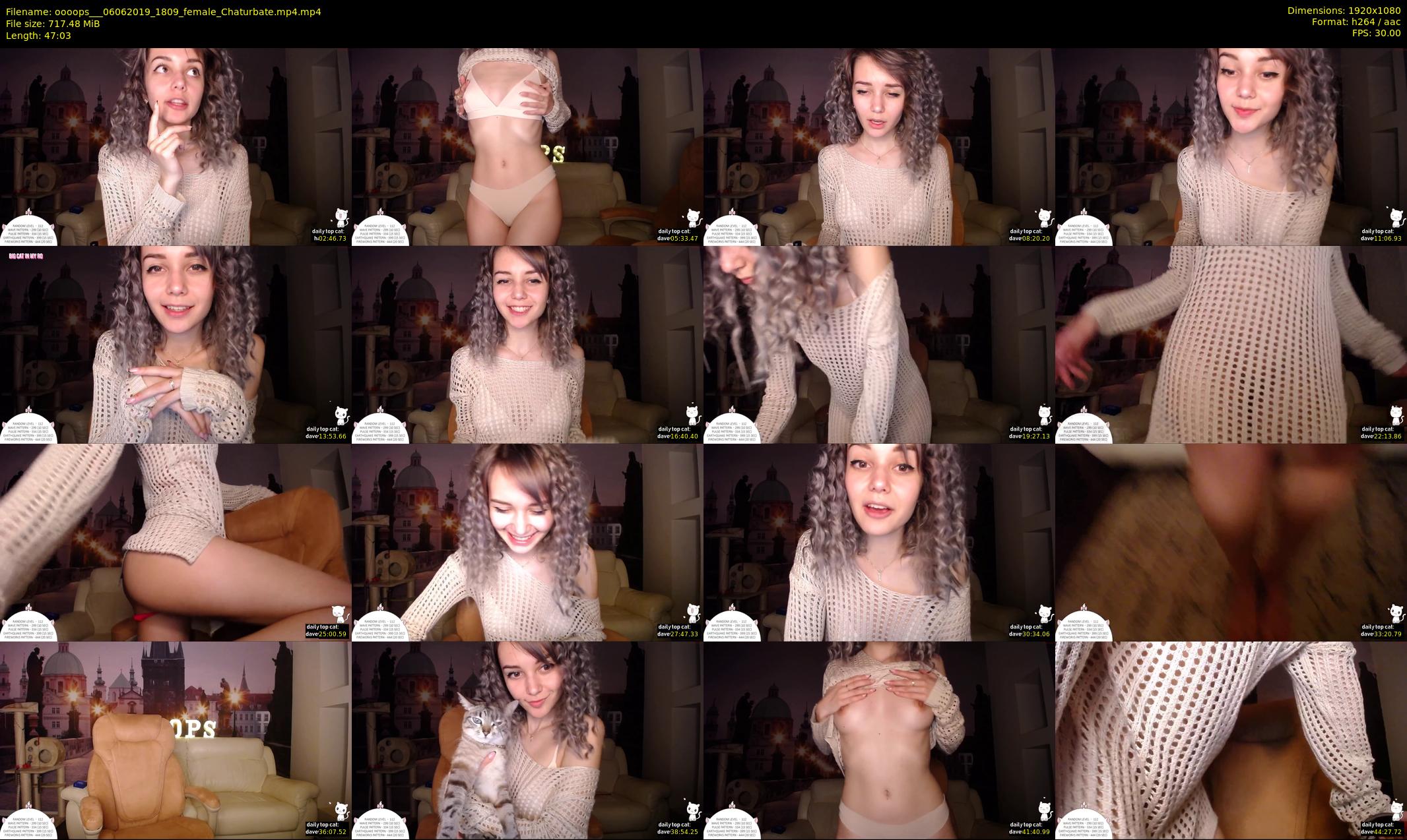 oooops__ — 48 minute Chaturbate female cam show recording, 1080p, Jun 6, 2019