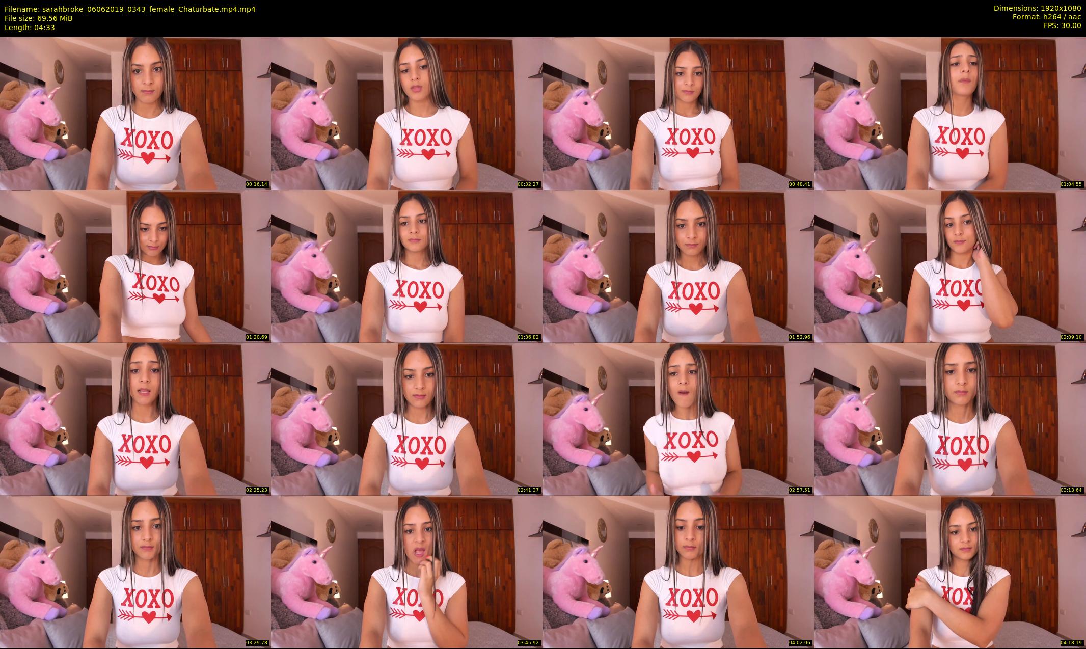 sarahbroke — 5 minute Chaturbate female cam show recording, 1080p, Jun 6, 2019
