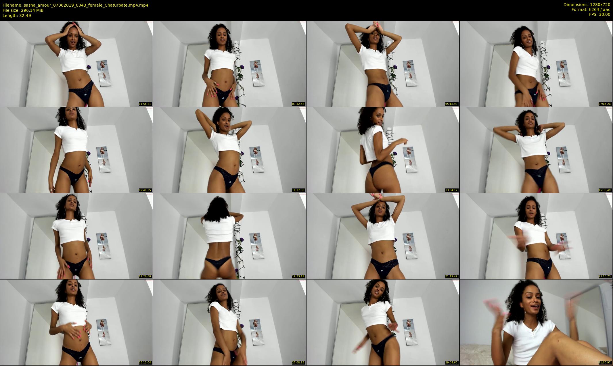 sasha_amour — 33 minute Chaturbate female cam show recording, 720p, Jun 7, 2019
