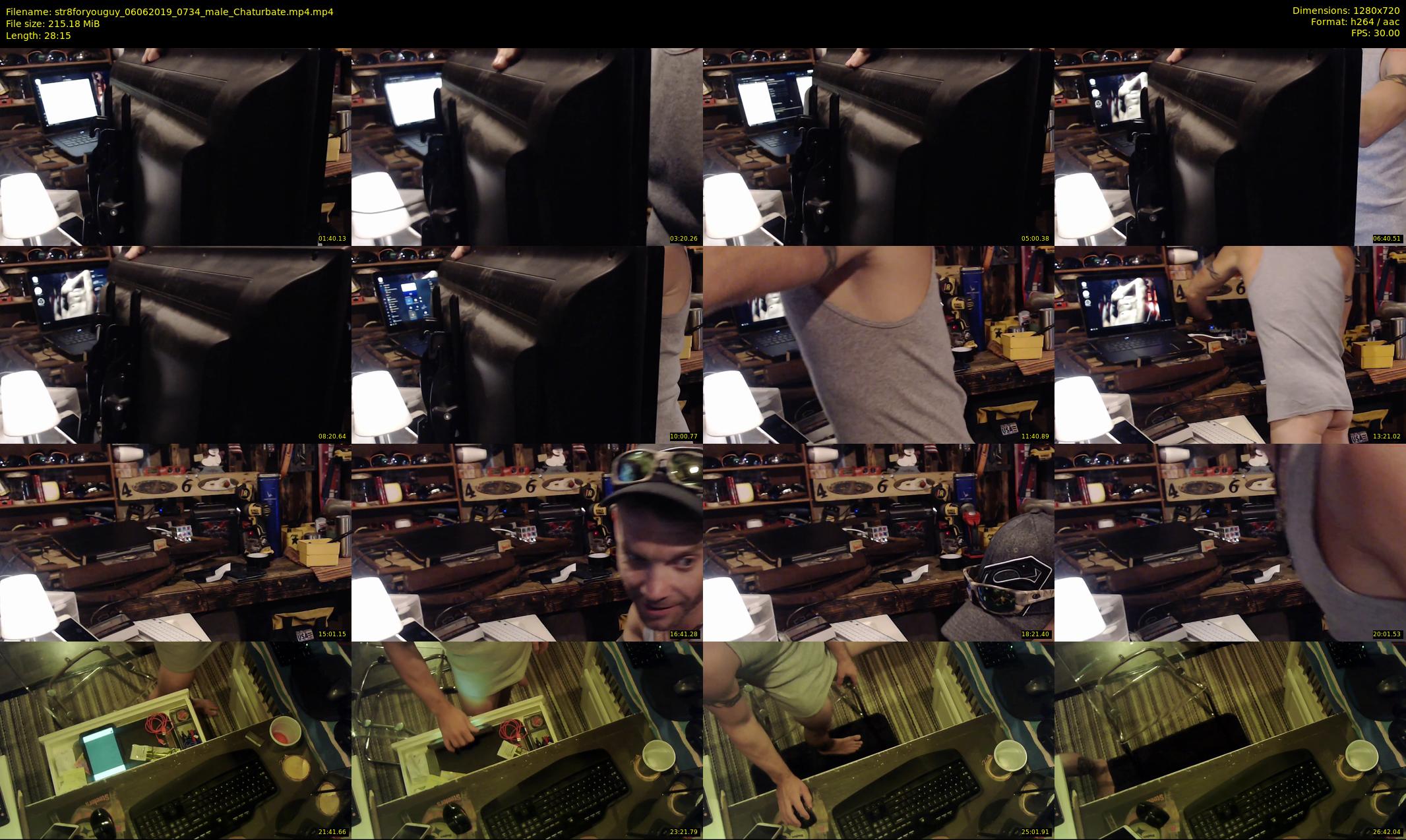 str8foryouguy — 29 minute Chaturbate male cam show recording, 720p, Jun 6, 2019
